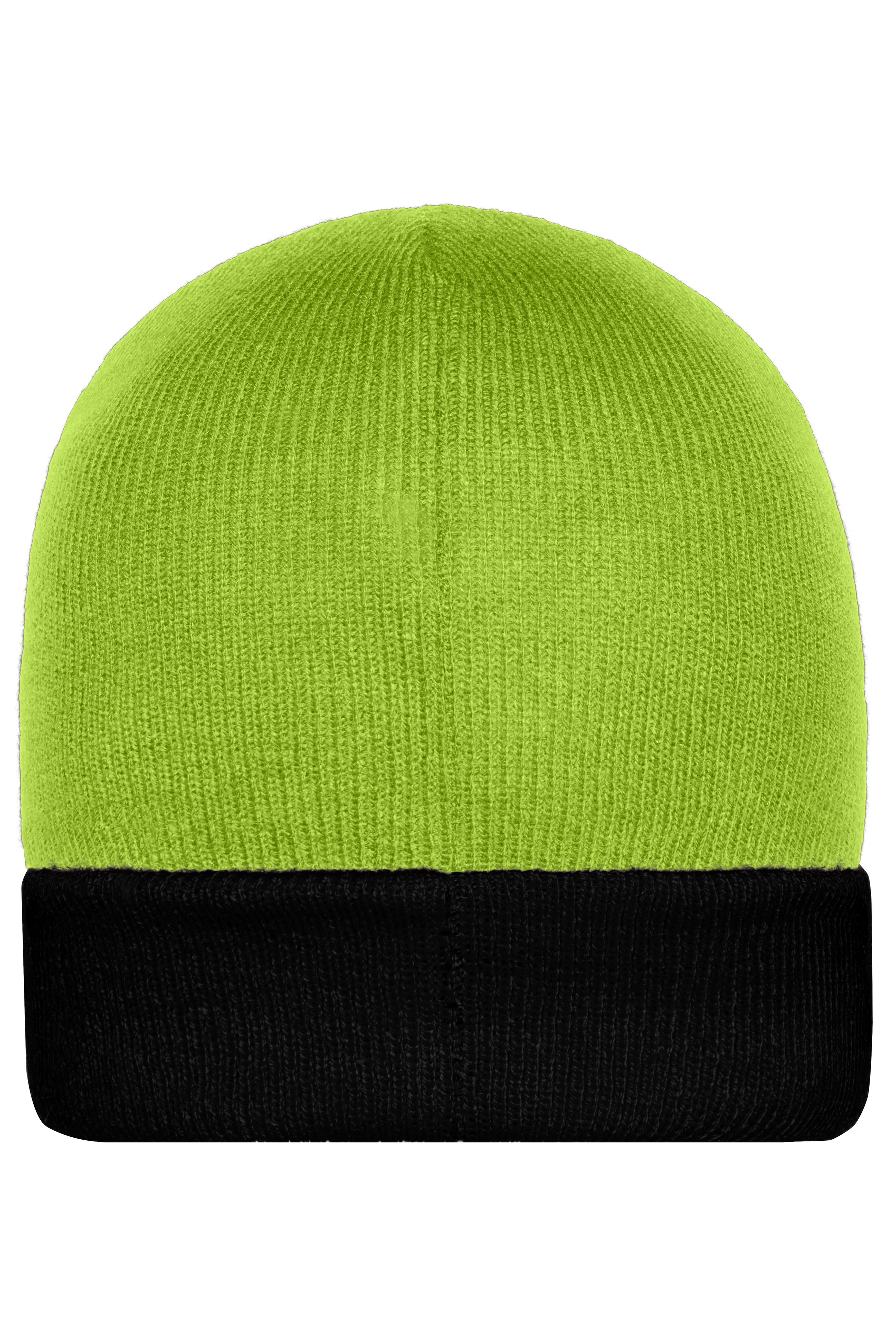 Knitted Cap MB7550 Klassische Strickmütze mit Umschlag