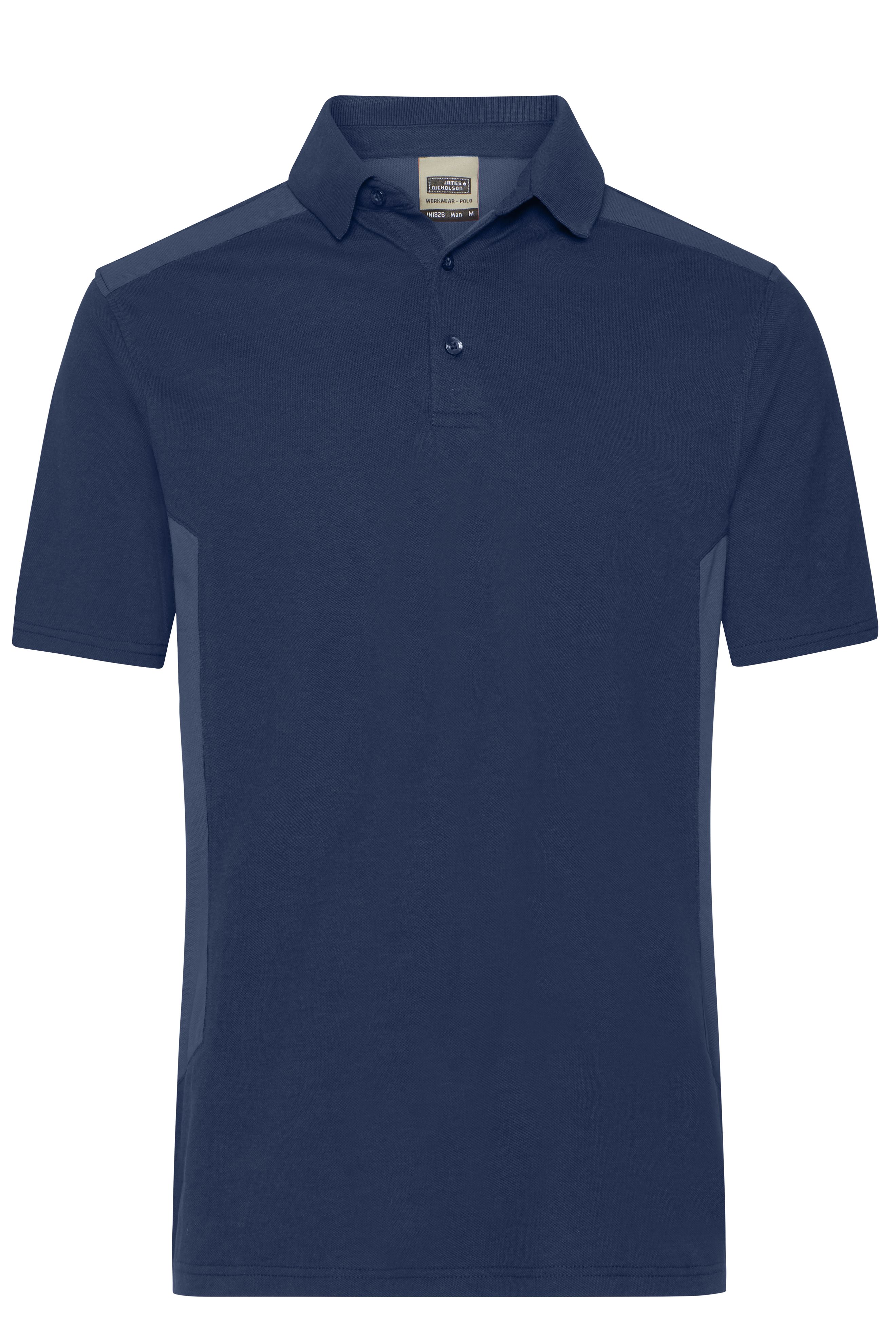 Men's Workwear Polo - STRONG - JN1826 Strapazierfähiges und pflegeleichtes Polo mit Kontrasteinsätzen