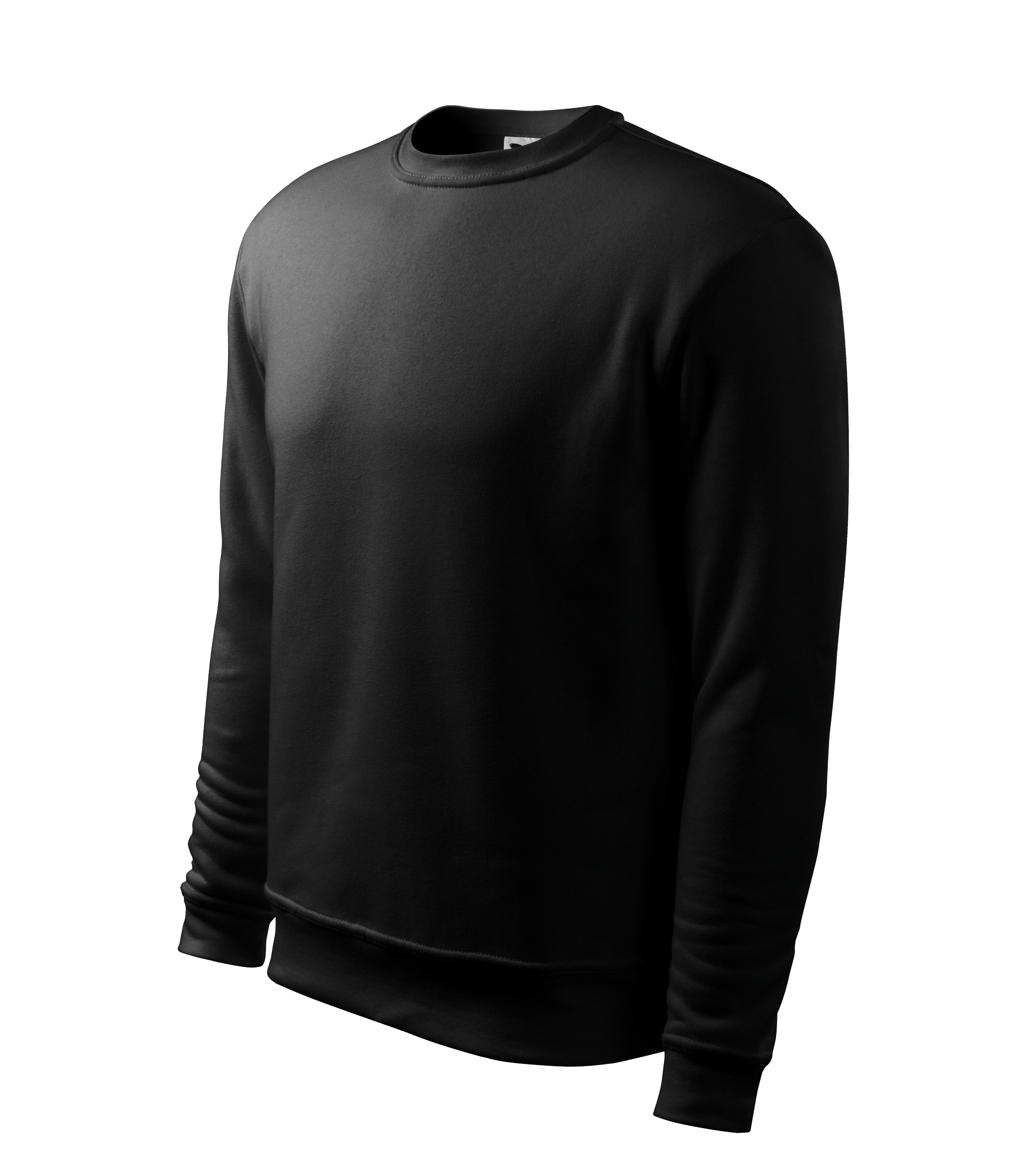 Sweatshirt für Herren und Kinder -  ESSENTIAL 406 - Ärmelmanschetten und Kragensaum - Pullover oder Sweater ohne Kapuze  für Männer Jungen und Mädchen 