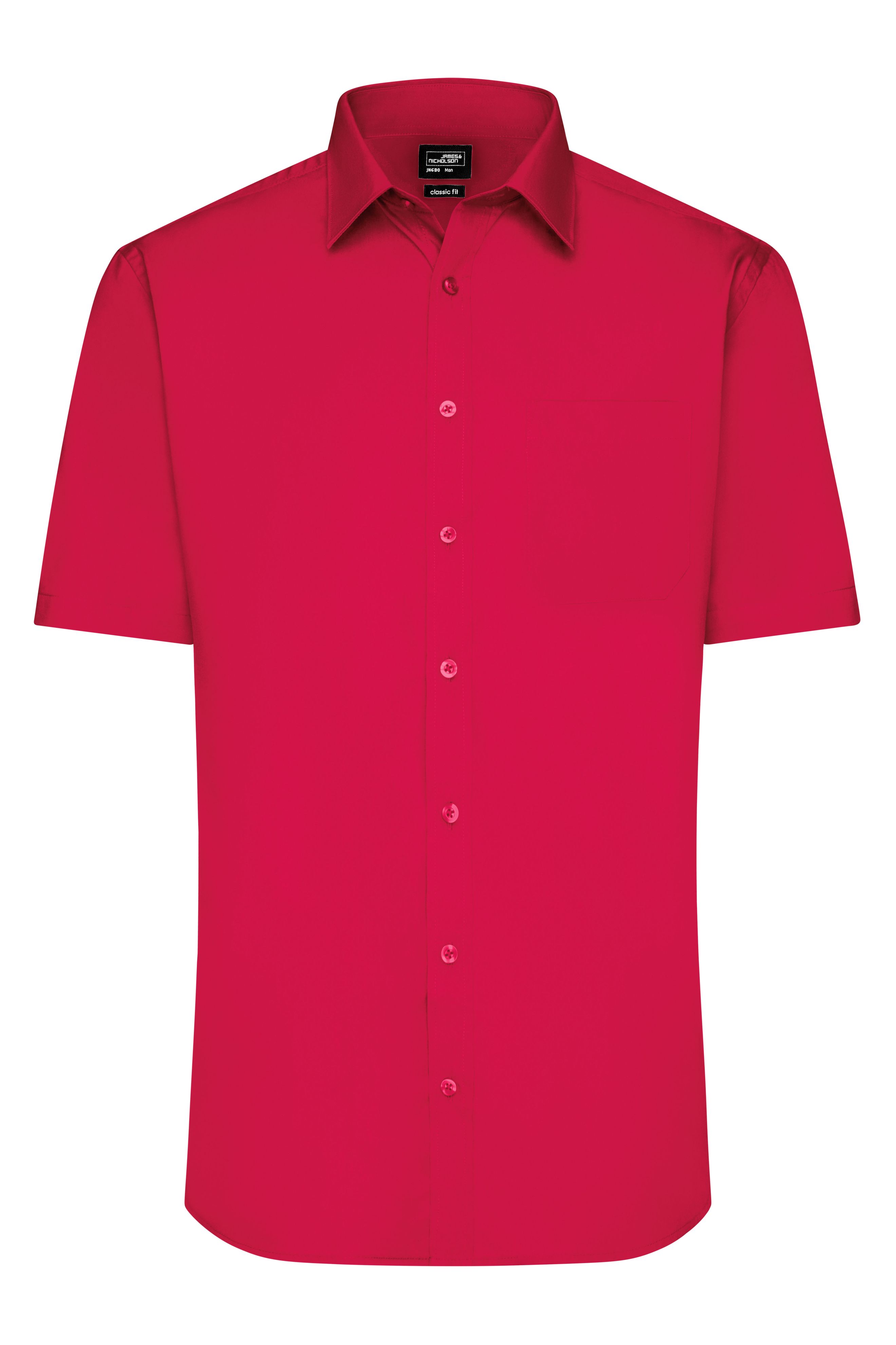 Men's Shirt Shortsleeve Poplin JN680 Klassisches Shirt aus pflegeleichtem Mischgewebe Men's Shirt Shortsleeve Poplin JN680 Klassisches Shirt aus pflegeleichtem Mischgewebe