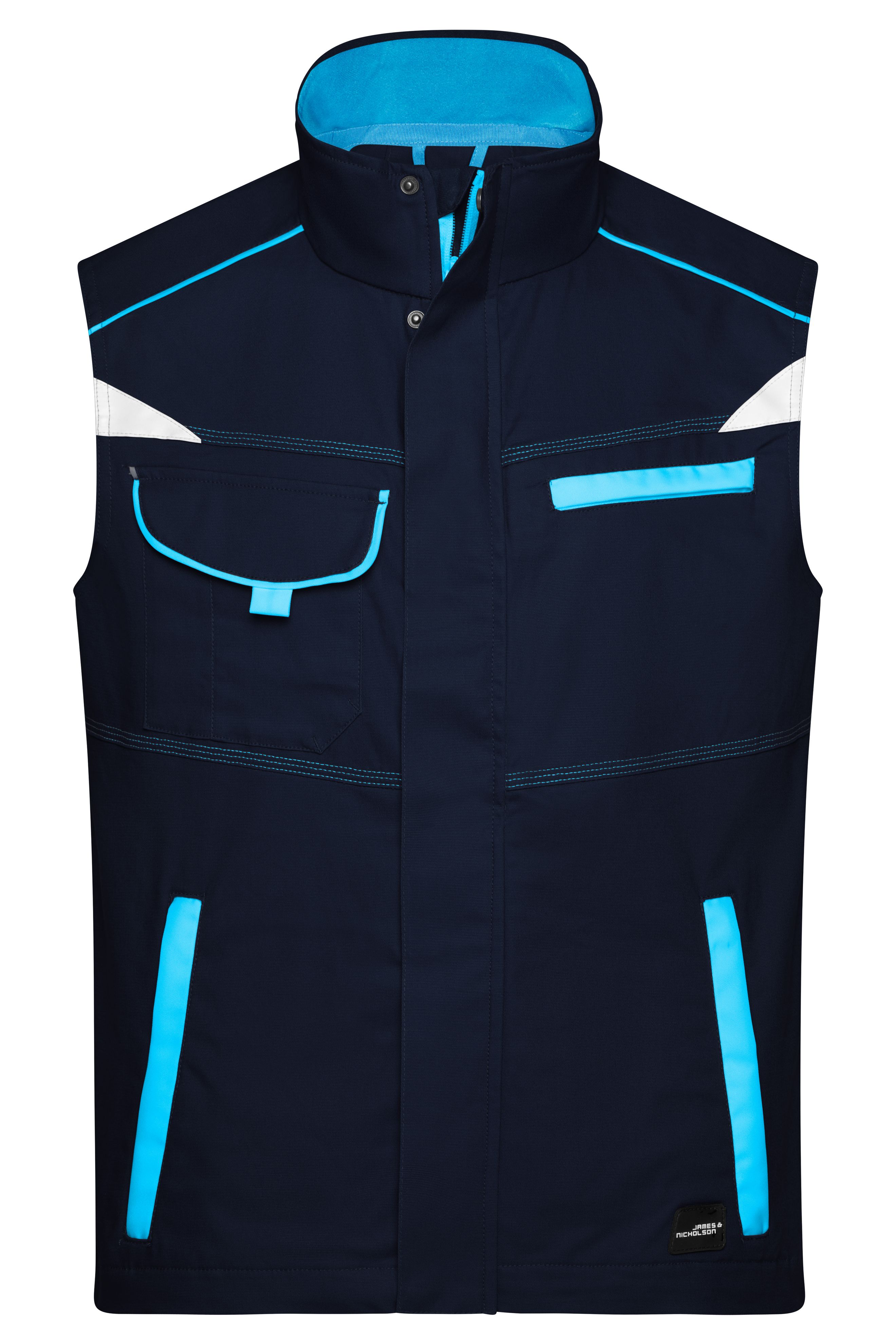 Workwear Vest - COLOR - JN850 Funktionelle Weste im sportlichen Look mit hochwertigen Details Workwear Vest - COLOR - JN850 Funktionelle Weste im sportlichen Look mit hochwertigen Details