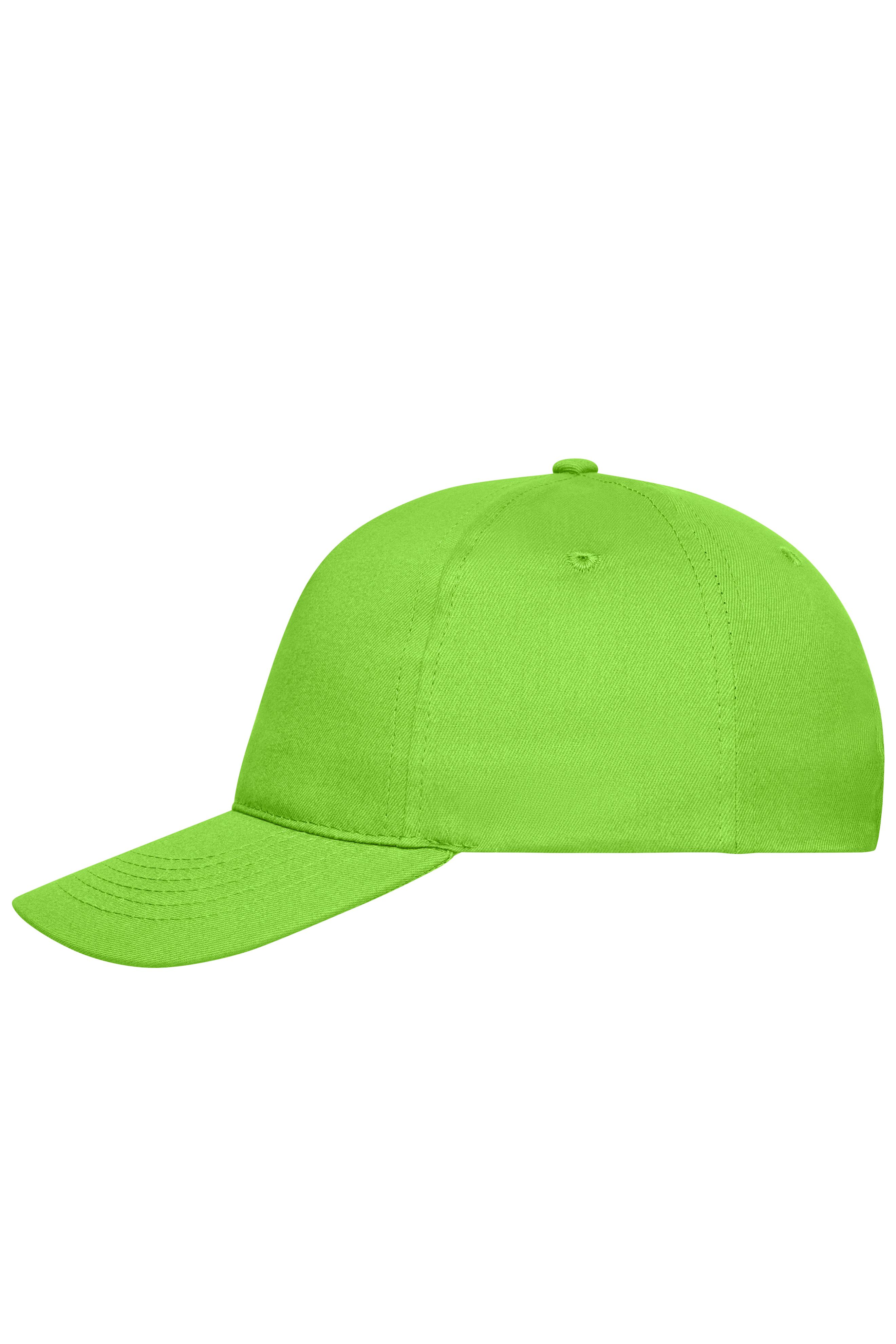 5 Panel Cap Bio Cotton MB6237 5 Panel Cap mit ungebürsteter Oberfläche
