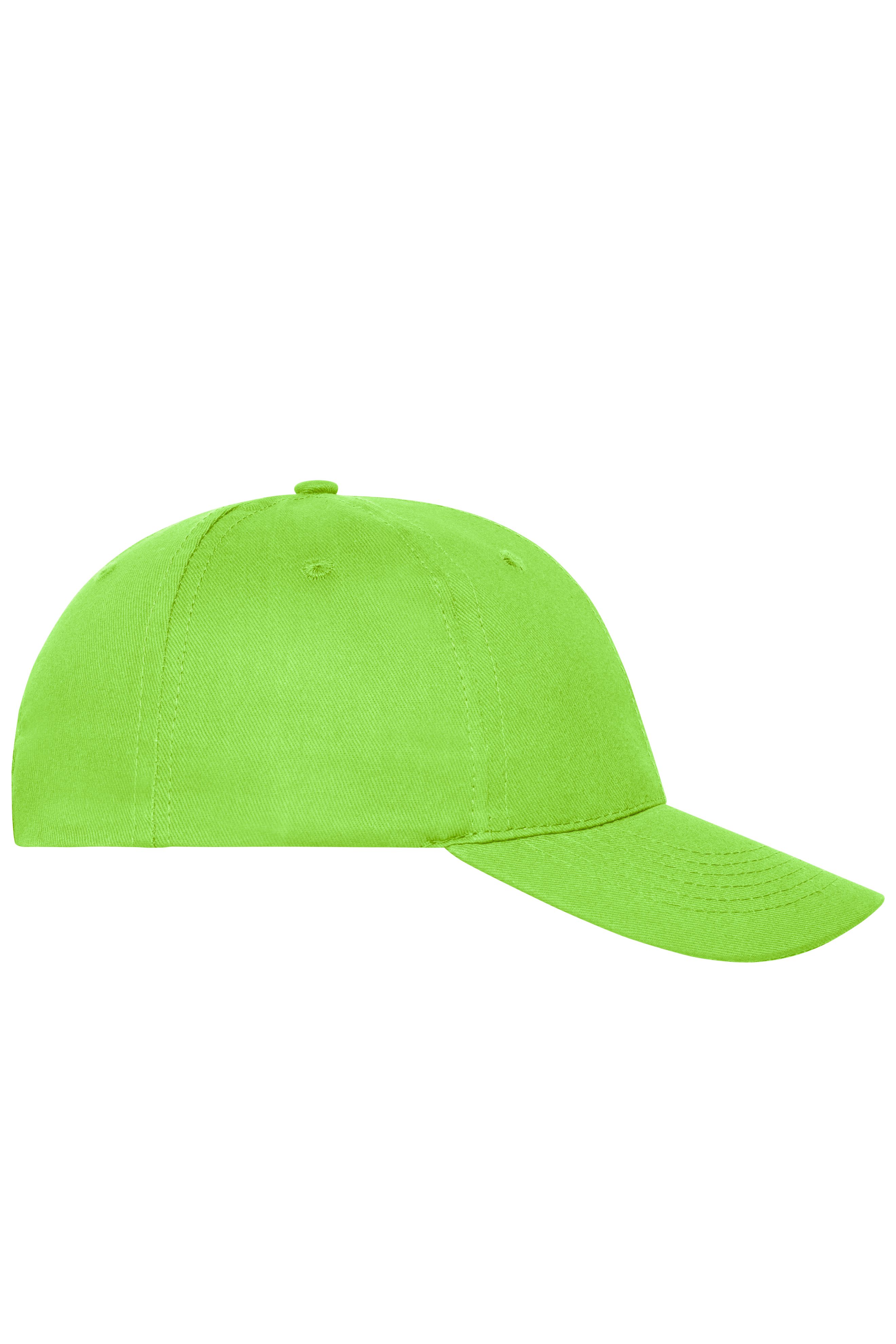 6 Panel Cap Bio Cotton MB6236 6 Panel Cap mit ungebürsteter Oberfläche