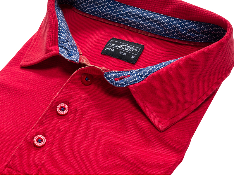 Men's Polo JN712 Polo mit modischen Details Men's Polo JN712 Polo mit modischen Details