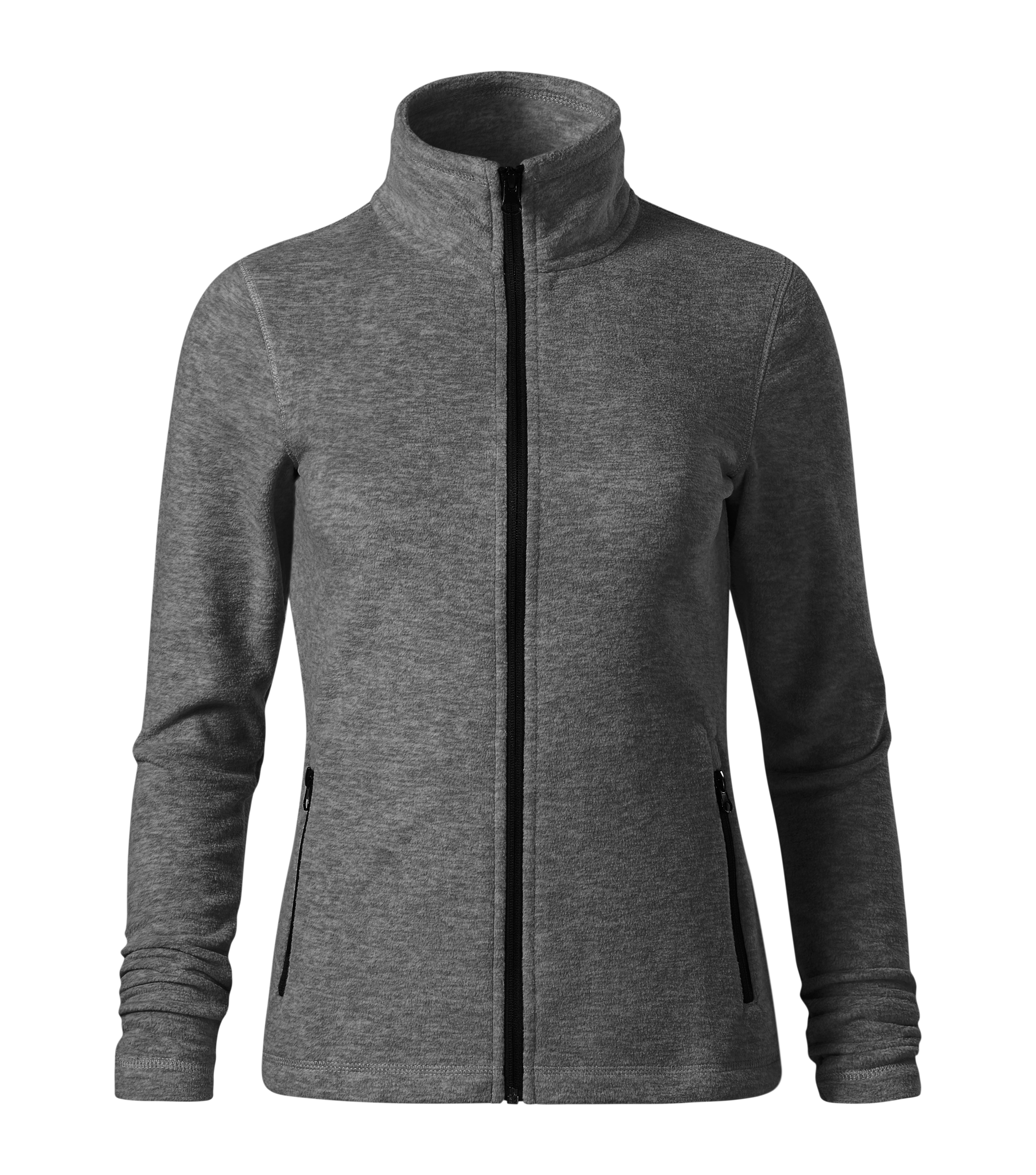 Fleecejacke Damen - SHIFT (GRS)851 -  Reißverschlusstaschen und dekorative Absteppung - Damen Jacke perfekt für den Sommer als Strickjacke oder Sweatjacke
