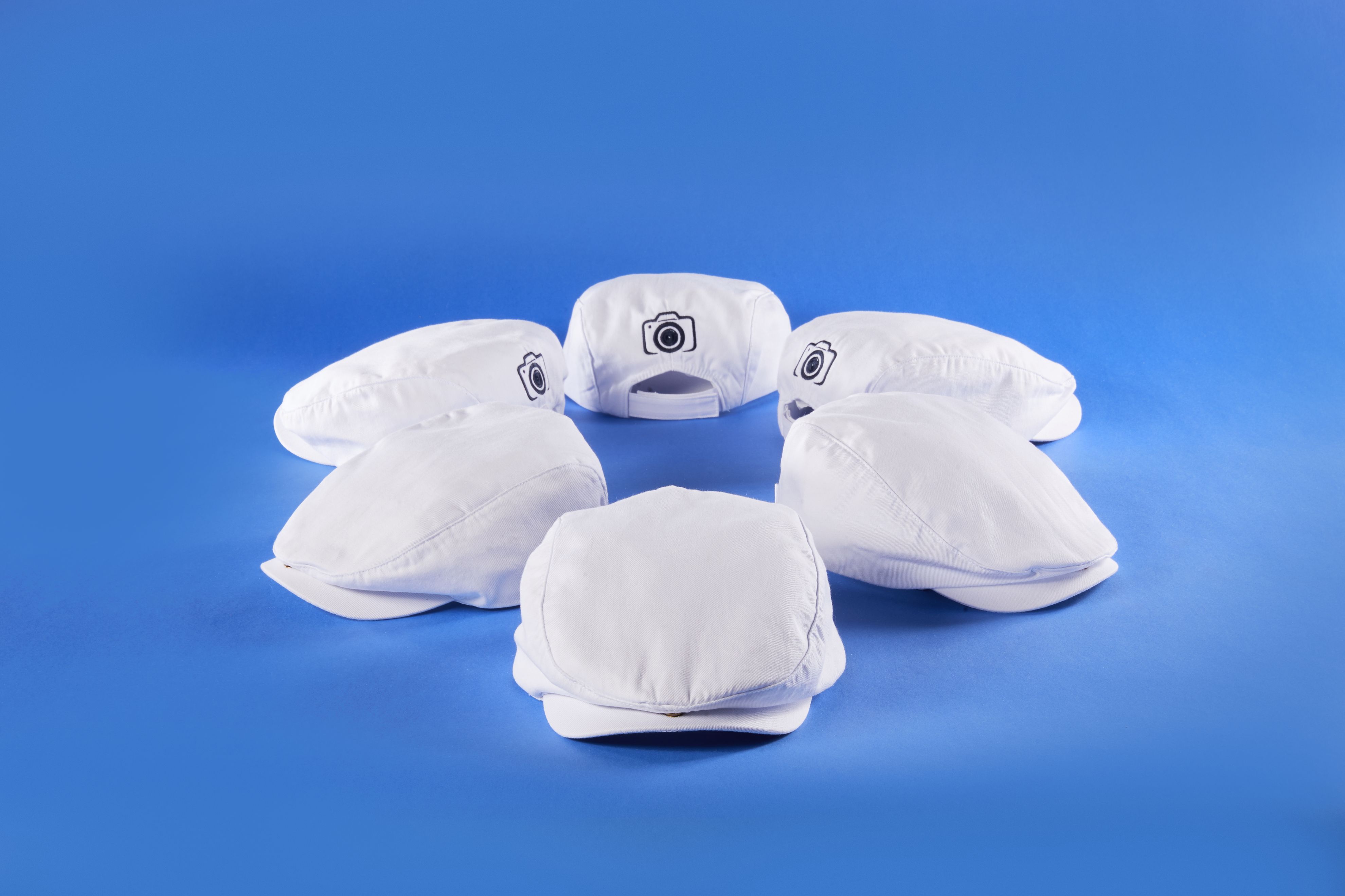 Cabrio Cap MB007 Flache Mütze mit Druckknopf am Schild