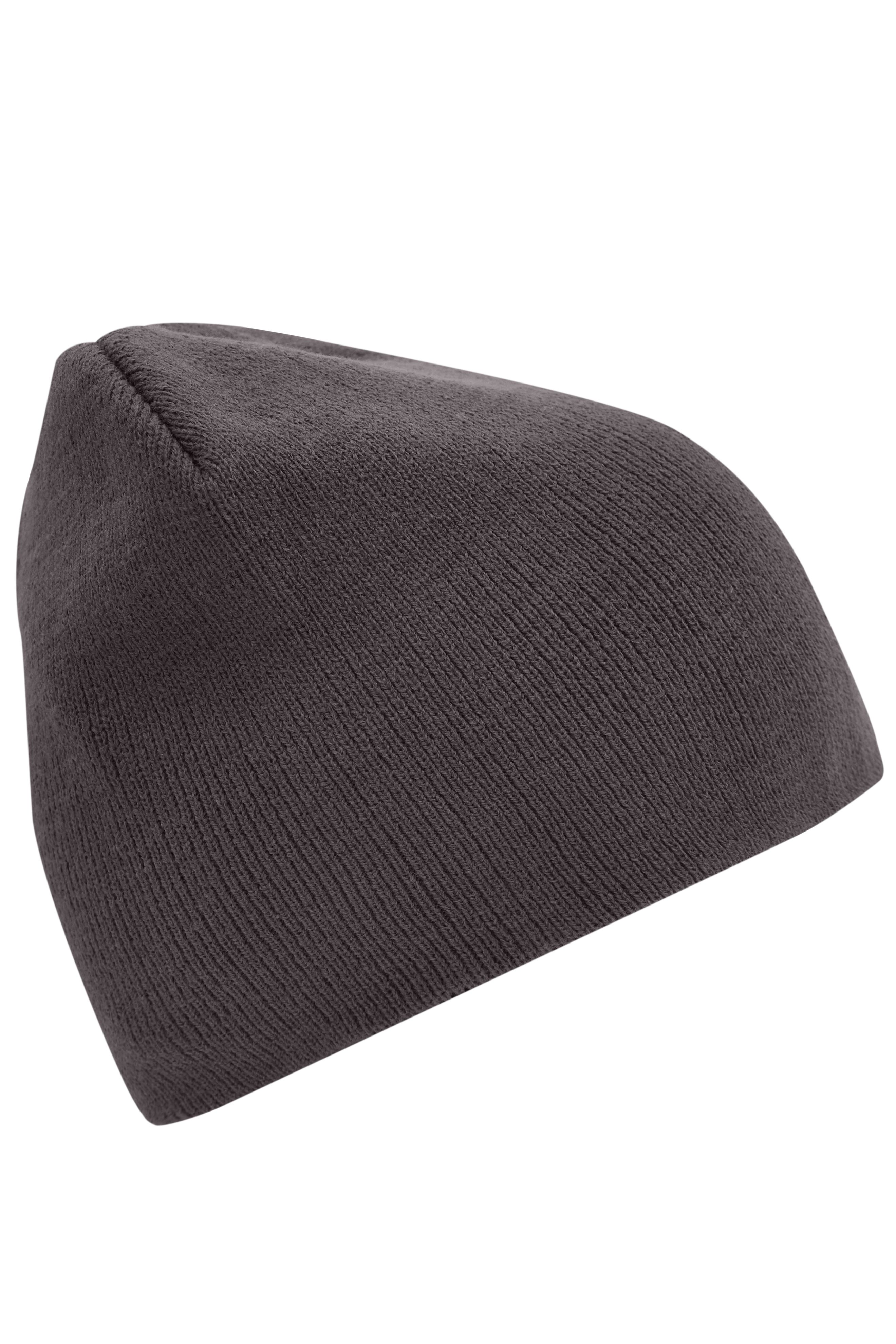 Beanie No.1 MB7580 Enganliegende Strickmütze ohne Umschlag