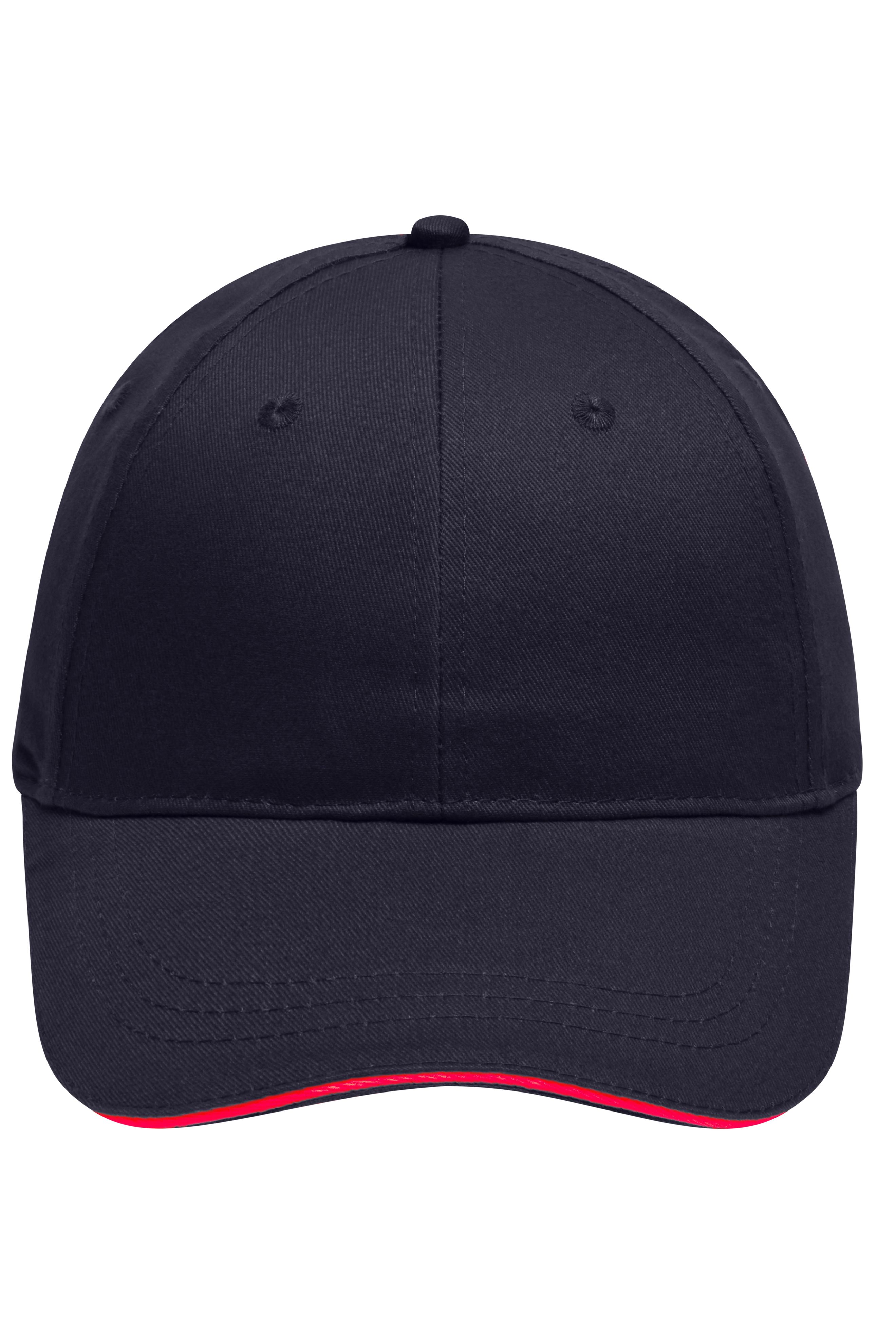6 Panel Brushed Sandwich Cap MB6212 6 Panel Sandwich Cap mit gebürsteter Oberfläche
