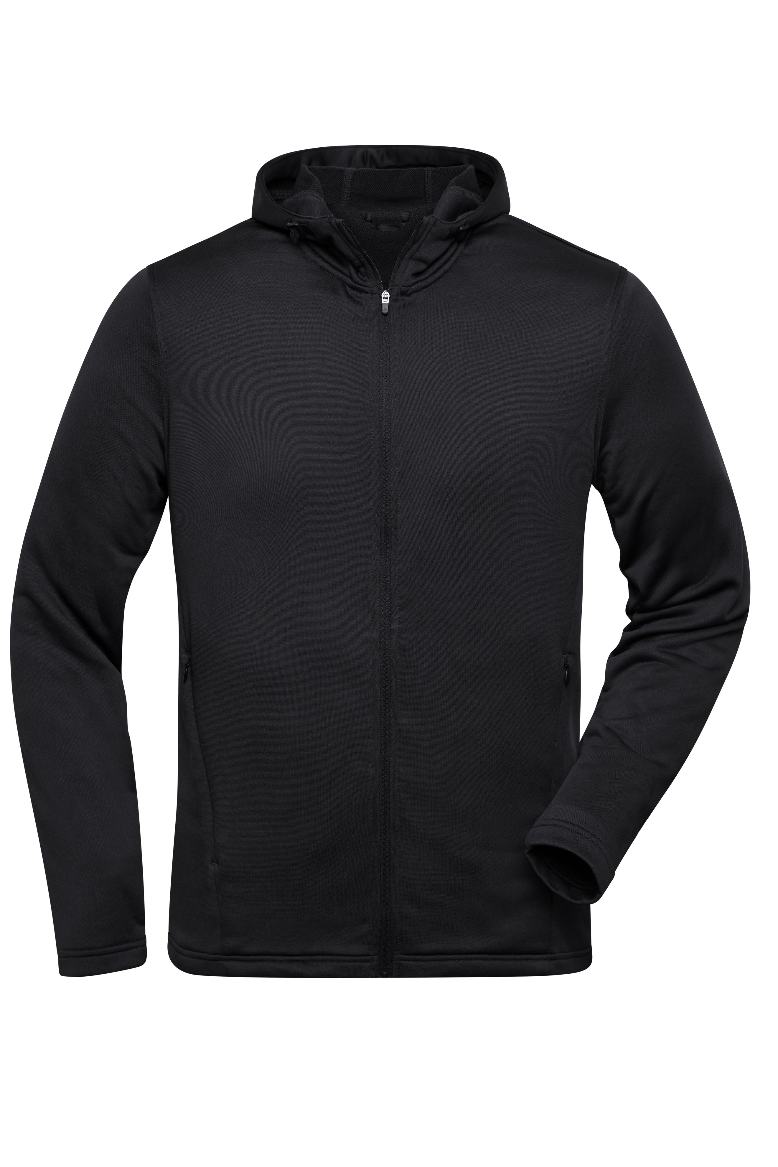 Men's Sports Zip Hoody JN532 Modische Kapuzenjacke aus 100% recyceltem Polyester für Sport und Freizeit