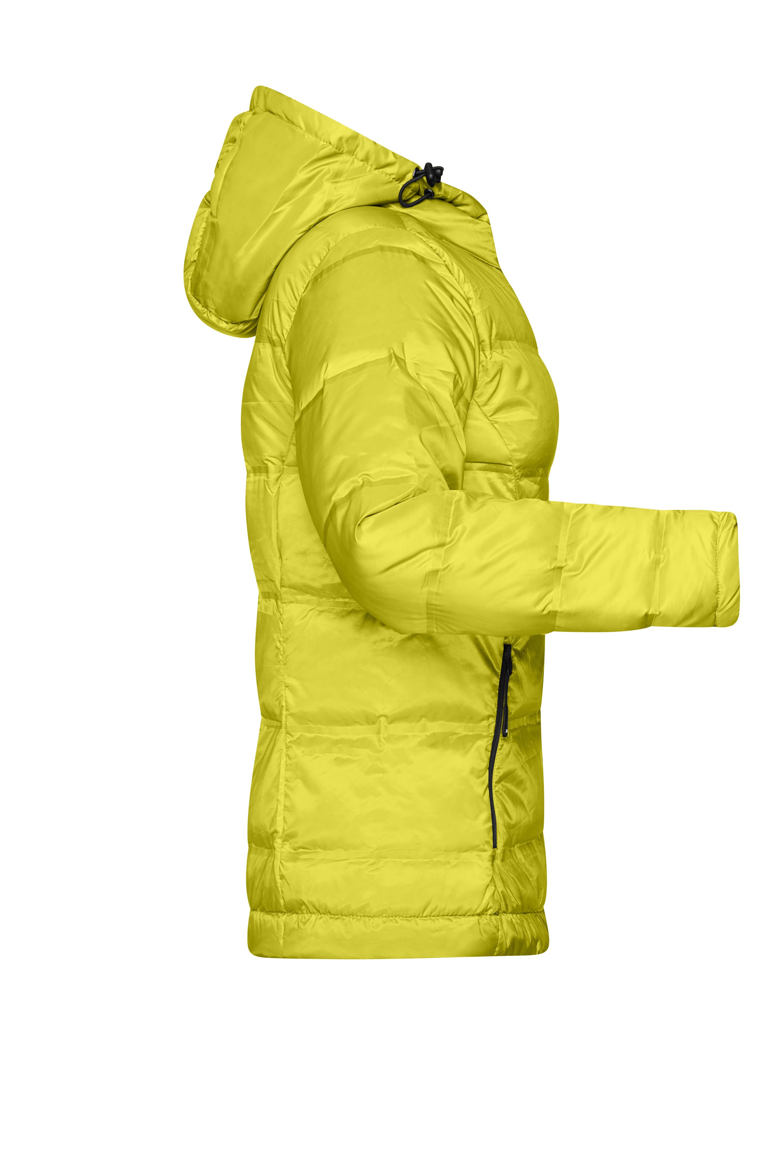 Ladies' Hooded Down Jacket JN1151 Daunenjacke mit Kapuze in neuem Design, Steppung der Jacke ist geklebt und nicht genäht