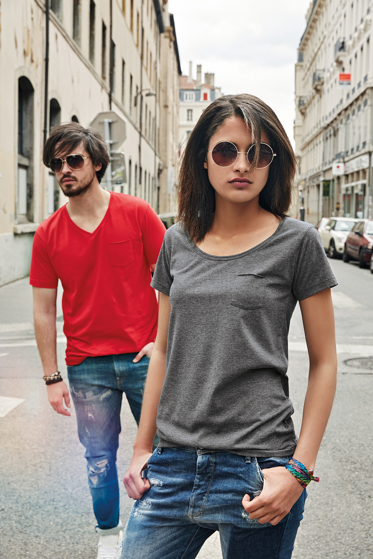 Ladies'-T Pocket 8003 T-Shirt mit modischer Brusttasche Ladies'-T Pocket 8003 T-Shirt mit modischer Brusttasche