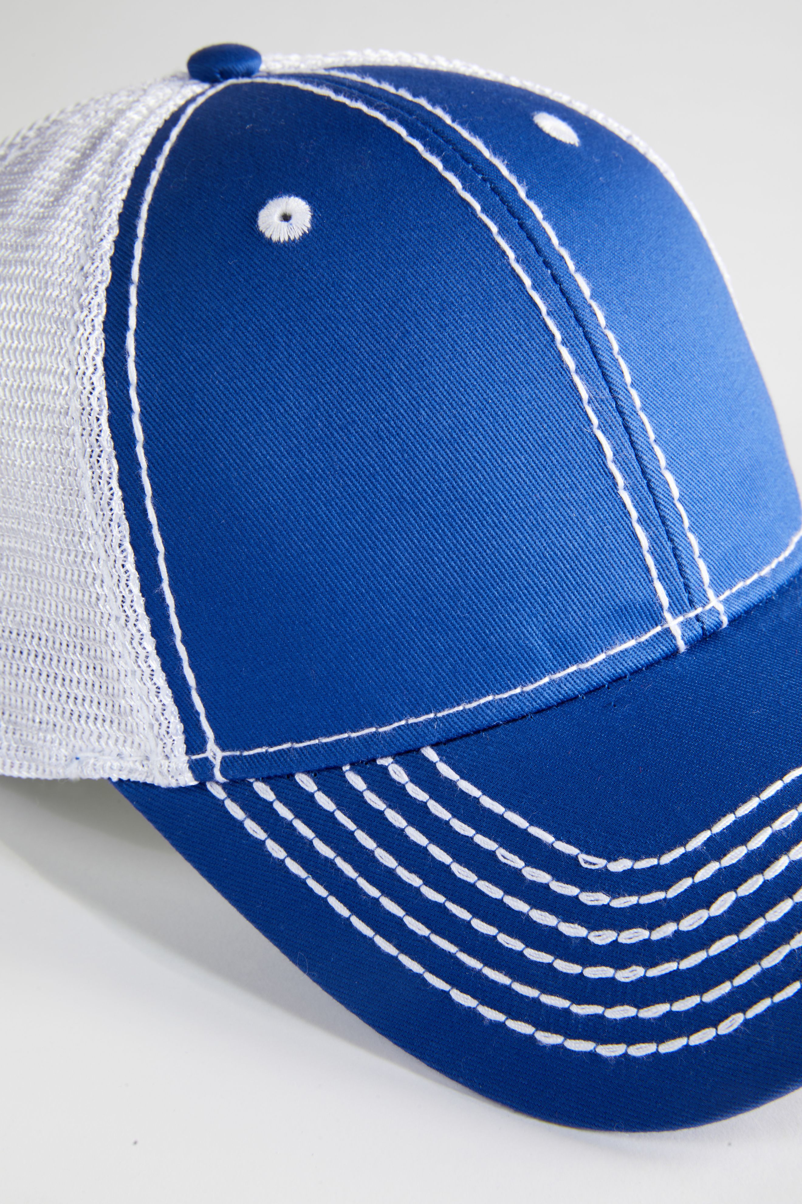 6 Panel Mesh Cap MB6229 Klassisches 6 Panel Cap mit kontrastfarbenen Nähten