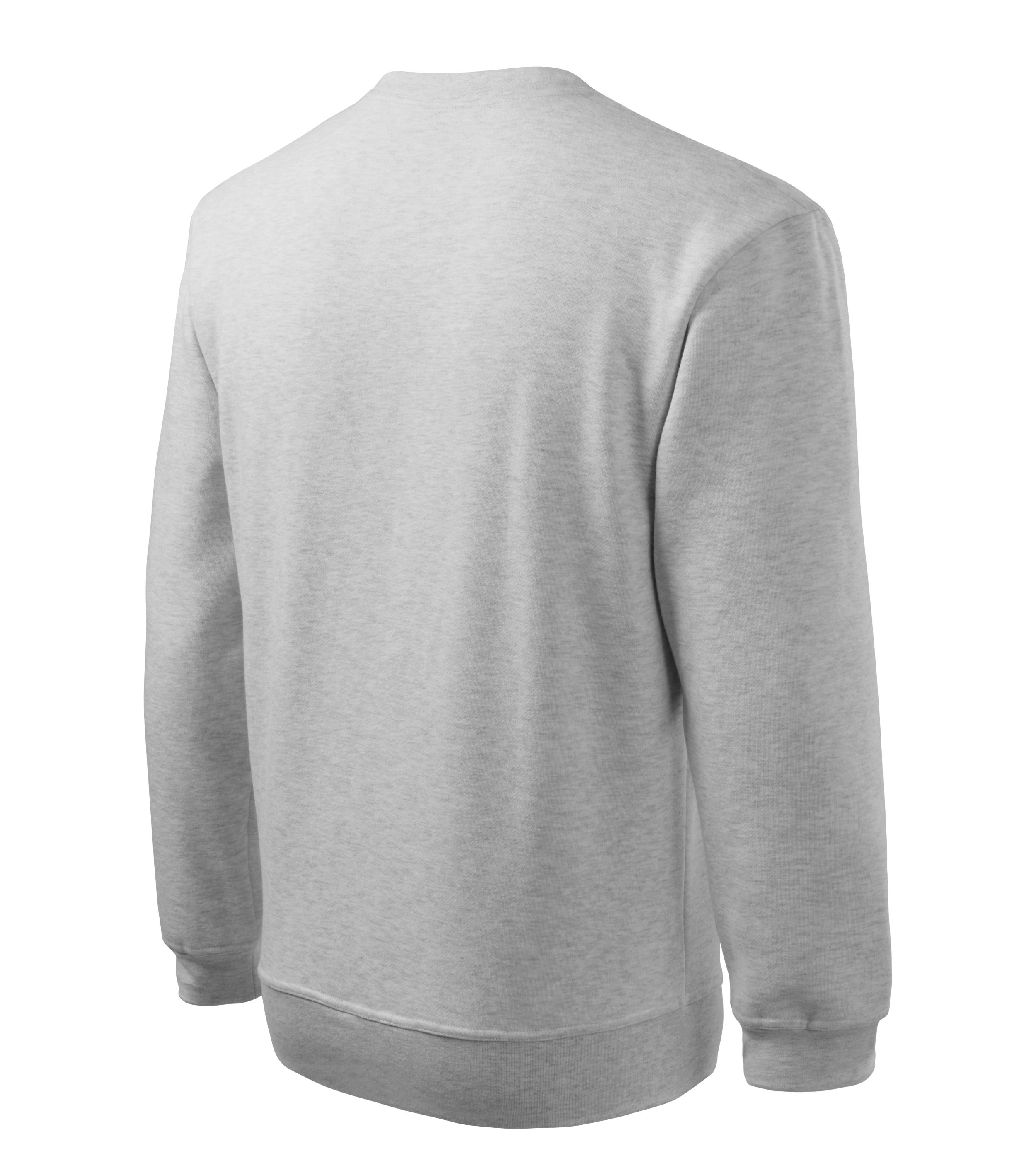 Sweatshirt für Herren und Kinder -  ESSENTIAL 406 - Ärmelmanschetten und Kragensaum - Pullover oder Sweater ohne Kapuze  für Männer Jungen und Mädchen 