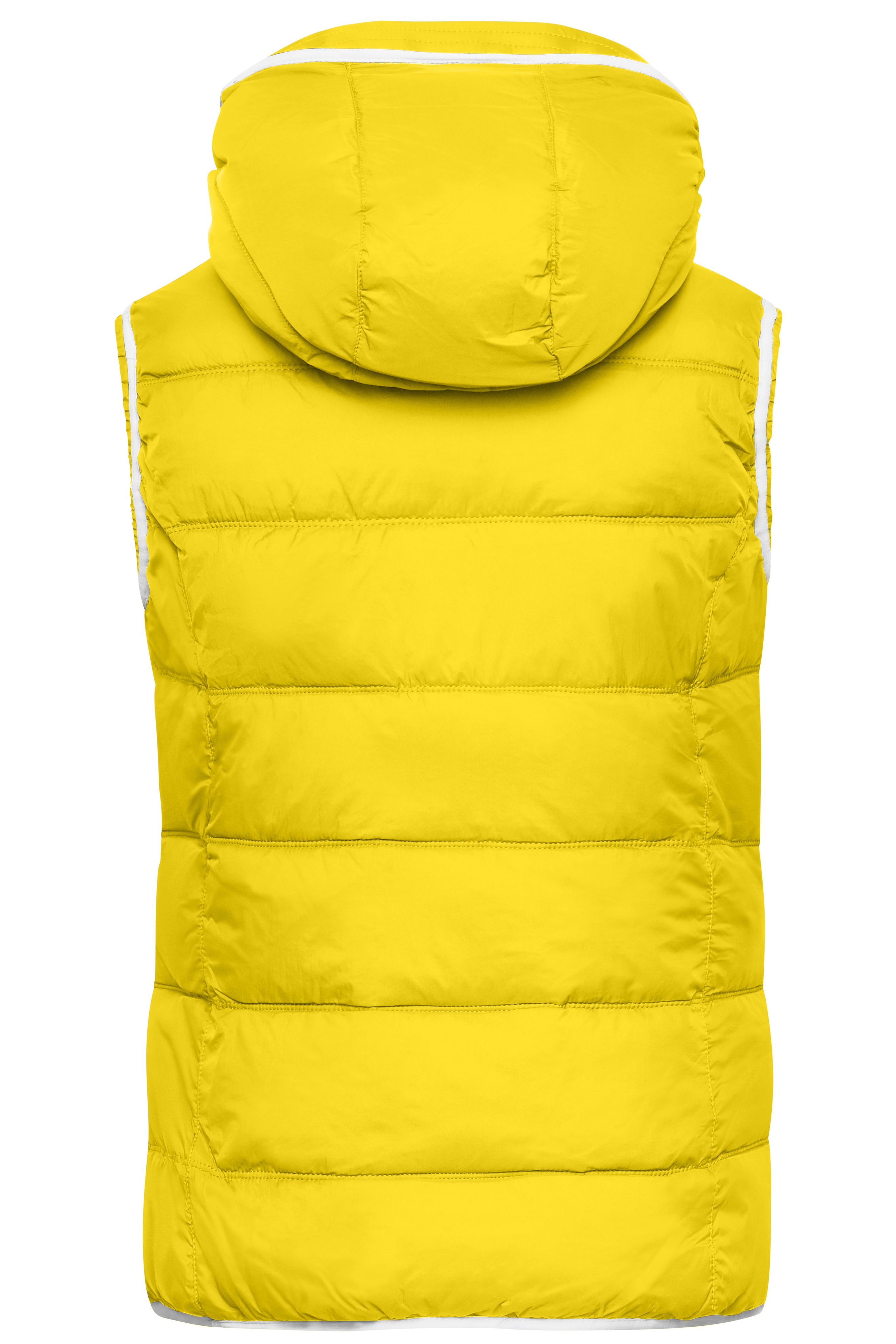 Ladies' Maritime Vest JN1075 Modische Steppweste mit angeschnittener Kapuze Ladies' Maritime Vest JN1075 Modische Steppweste mit angeschnittener Kapuze