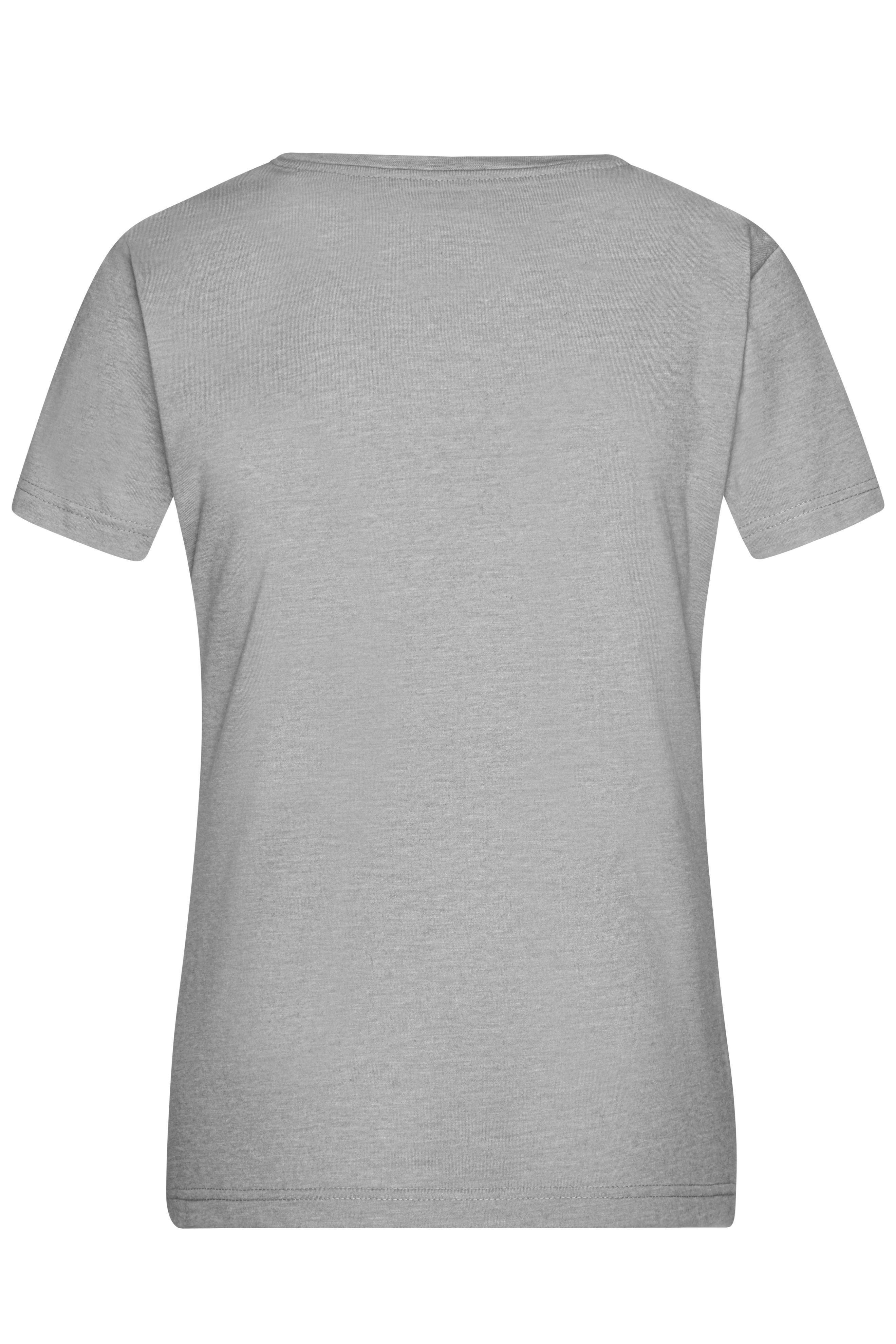 Ladies' Heather T-Shirt JN973 Modisches T-Shirt mit V-Ausschnitt