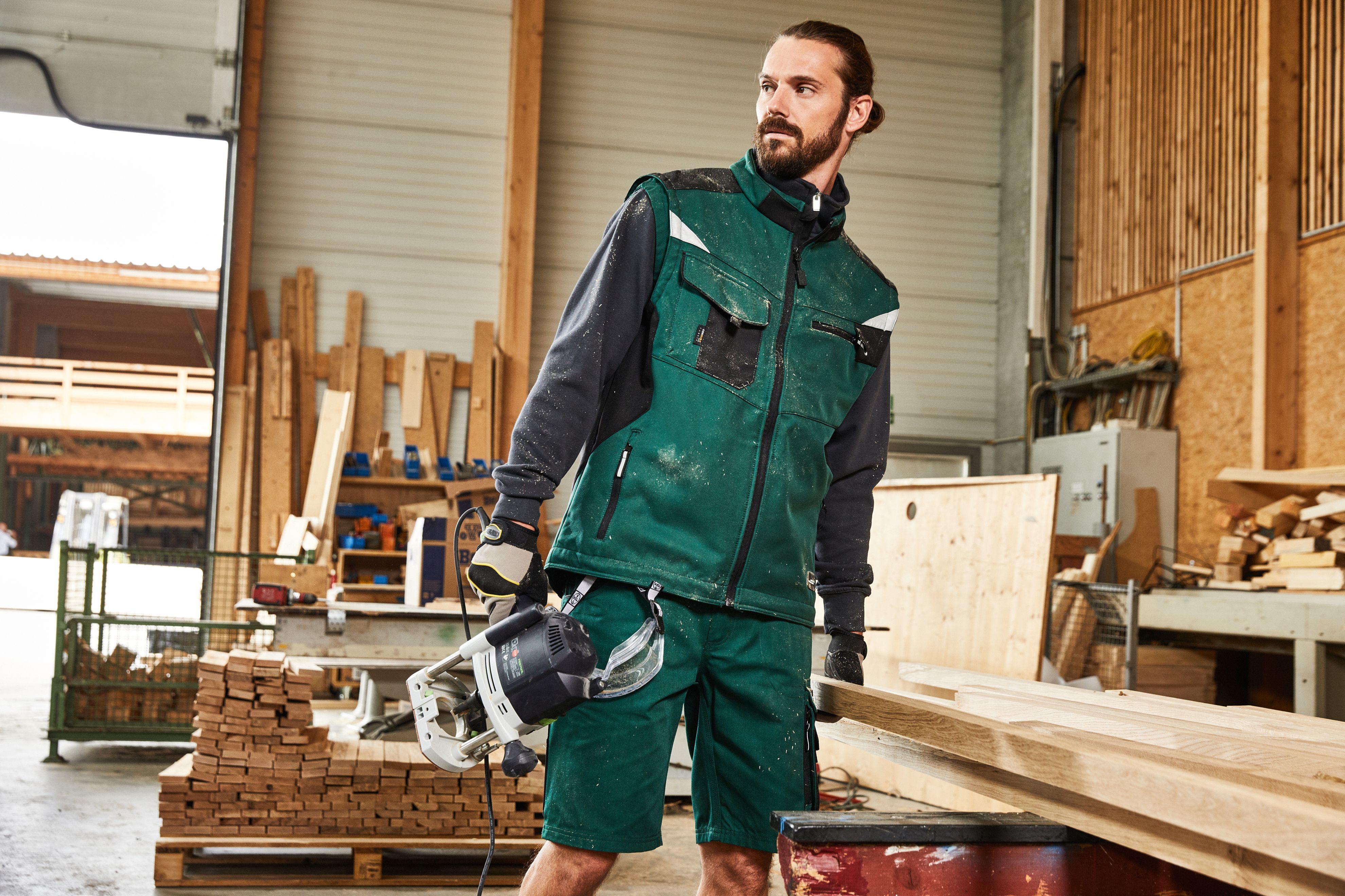 Workwear Softshell Vest - STRONG - JN845 Professionelle Softshellweste mit hochwertiger Ausstattung Workwear Softshell Vest - STRONG - JN845 Professionelle Softshellweste mit hochwertiger Ausstattung