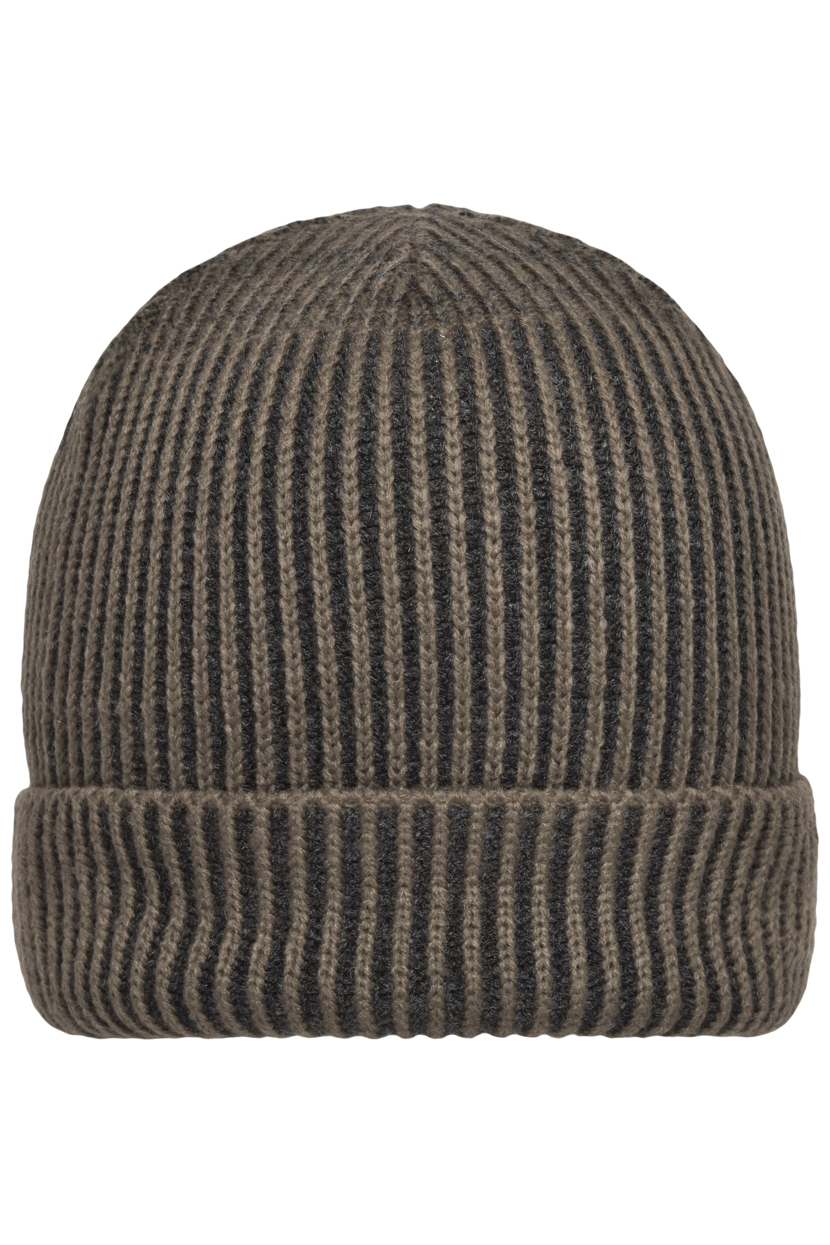 Ribbed Beanie MB7988 Aparte Strickmütze mit Krempe