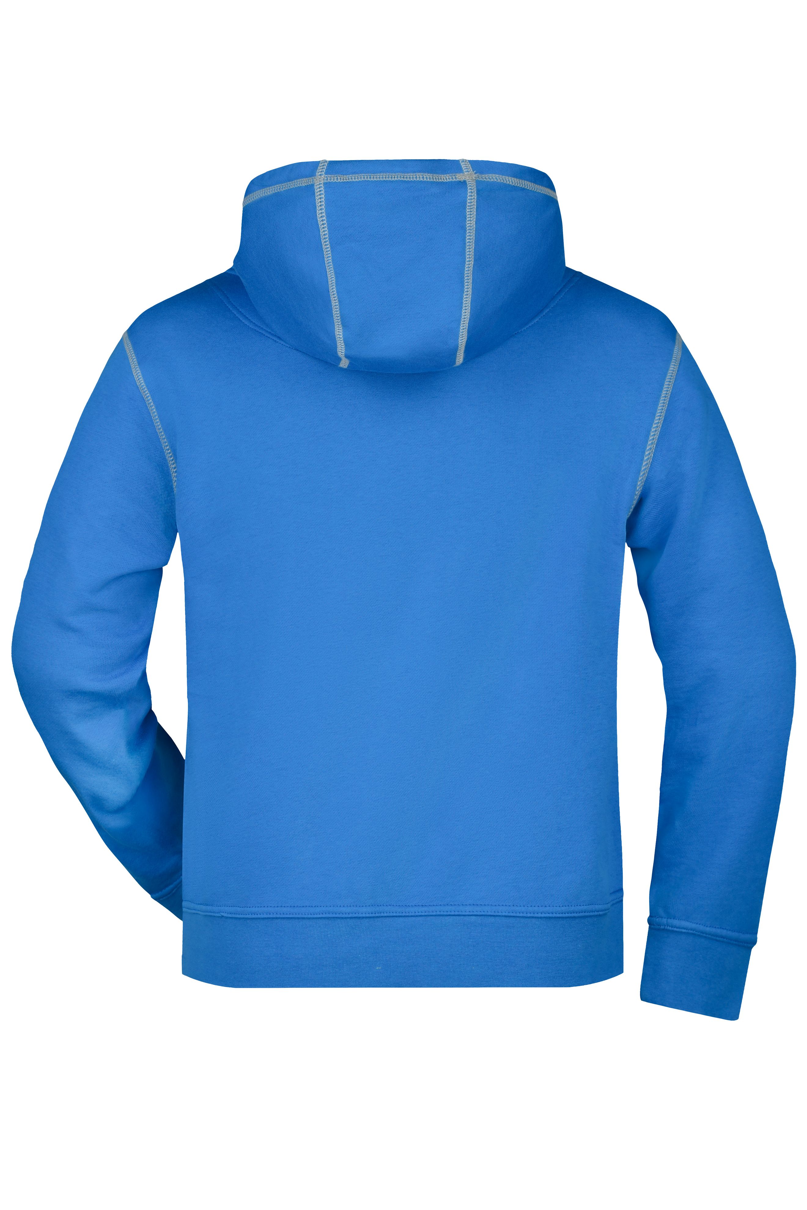 Men's Lifestyle Hoody JN961 Kapuzensweat mit modischen Kontrastnähten