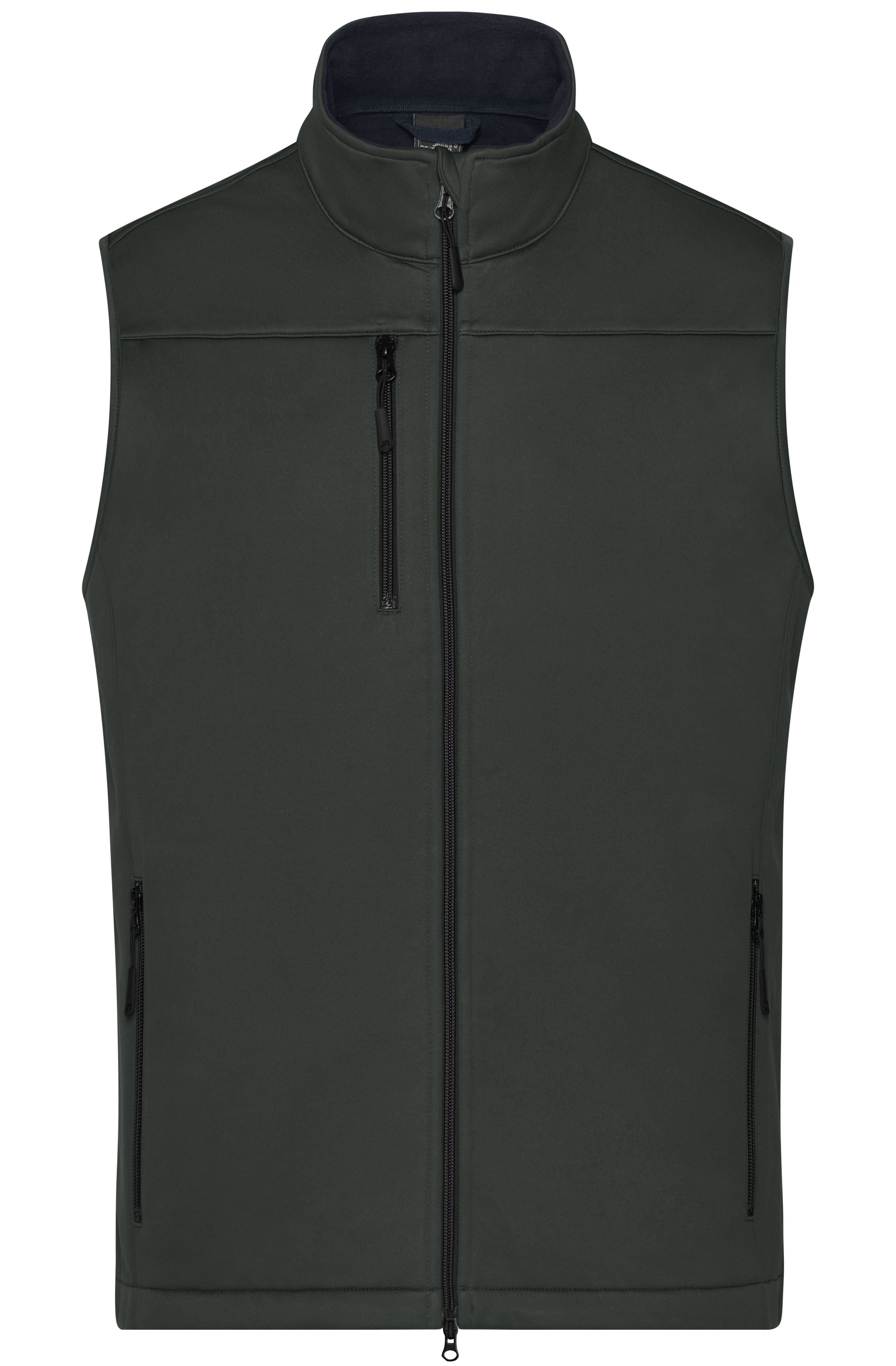 Men's Softshell Vest JN1170 Klassische Softshellweste im sportlichen Design aus recyceltem Polyester