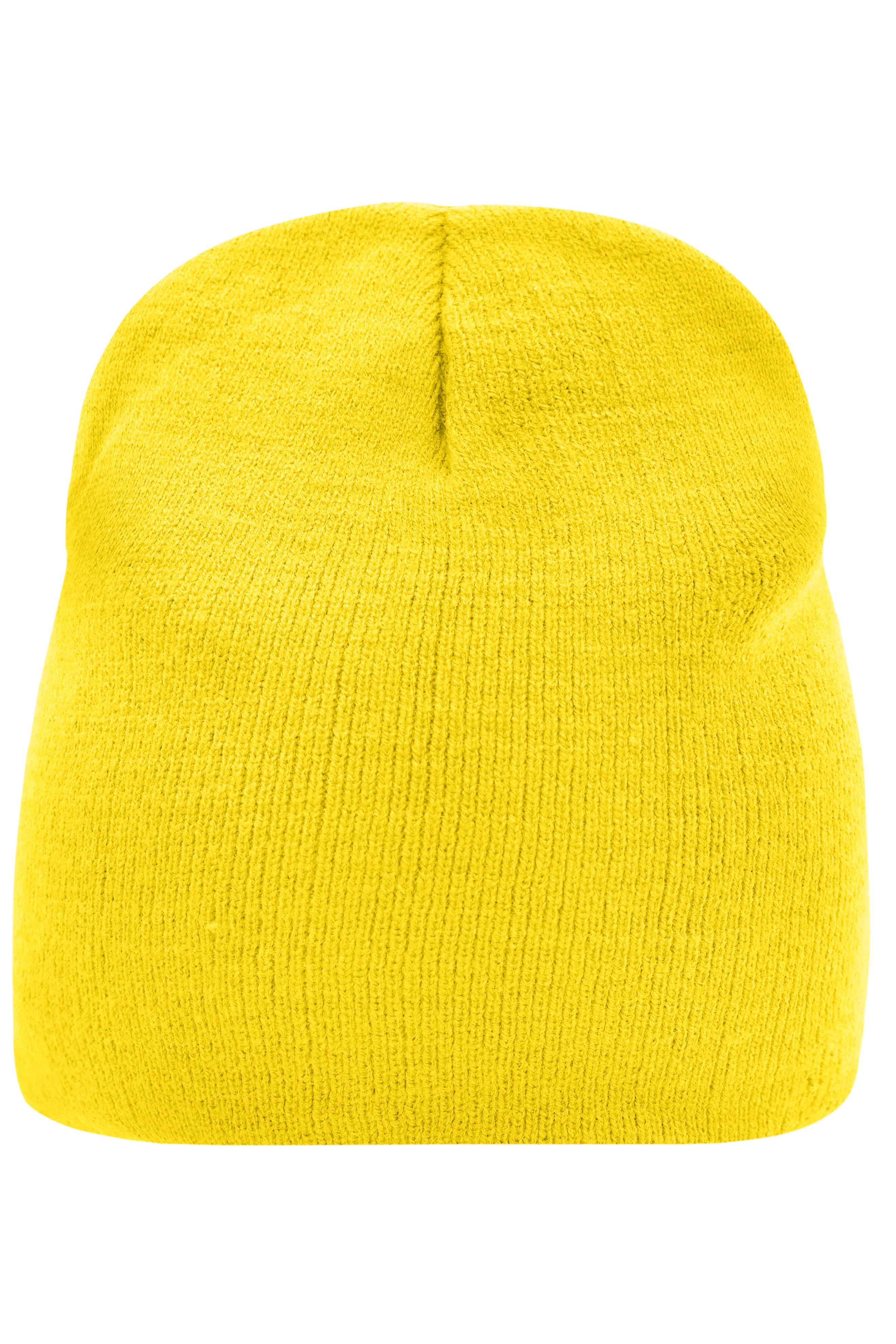 Beanie No.1 MB7580 Enganliegende Strickmütze ohne Umschlag