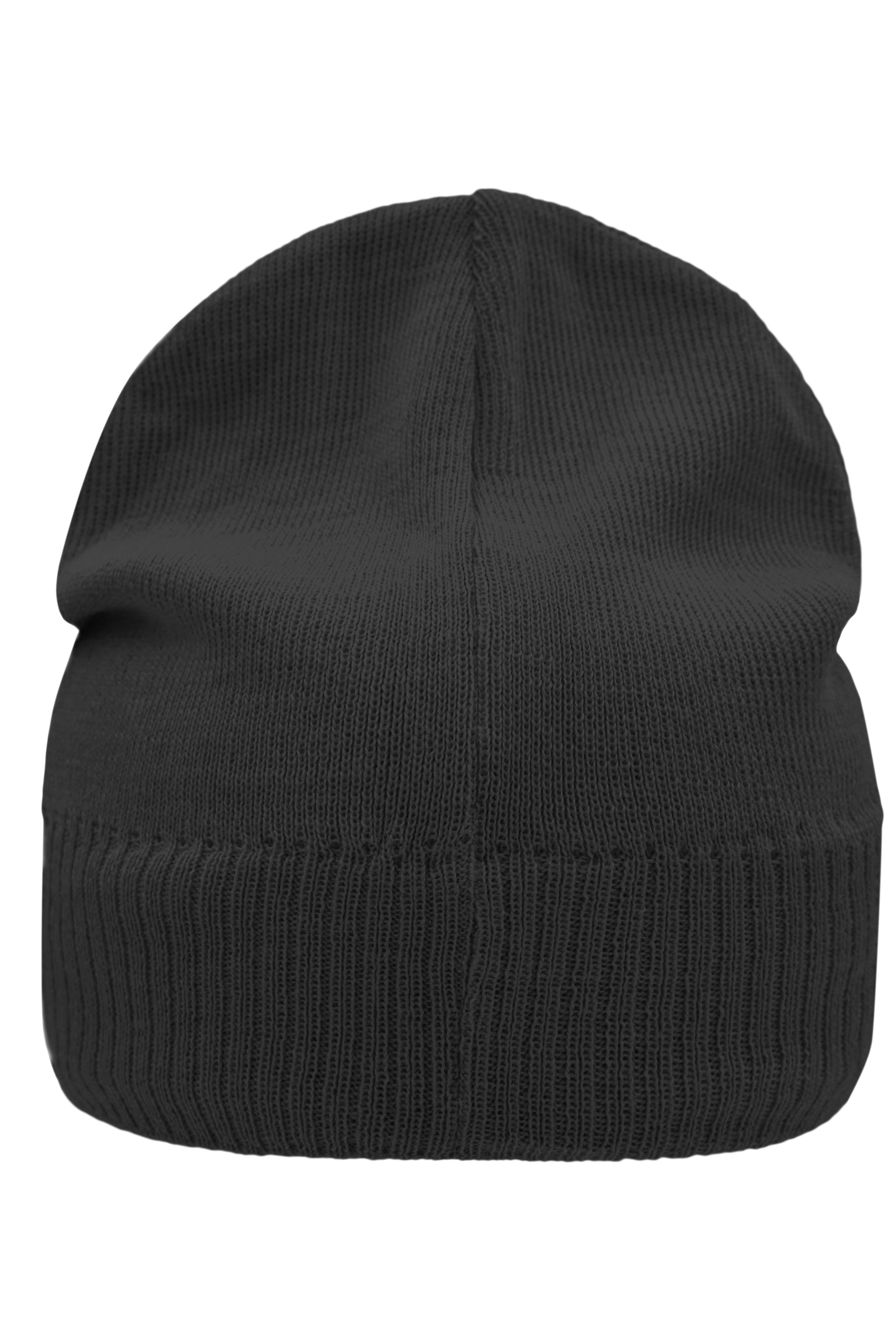 Knitted Beanie with Fleece Inset MB7925 Strickmütze mit Fleece Einsatz im Stirnbereich