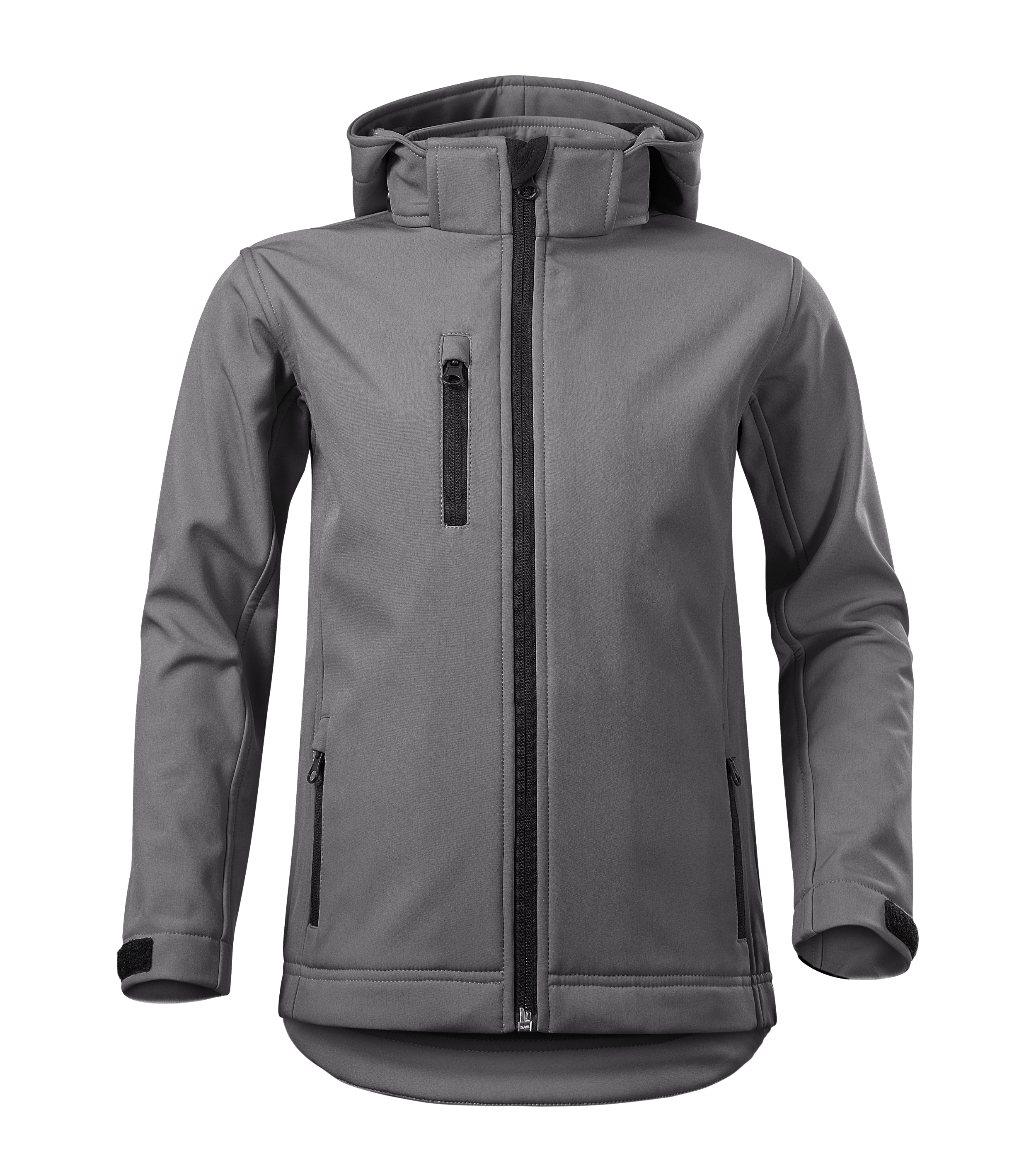 Softshelljacke Kinder - Performance 535 - mit Brusttasche und abnehmbare Kapuze - Übergangsjacke für Jungen und Mädchen