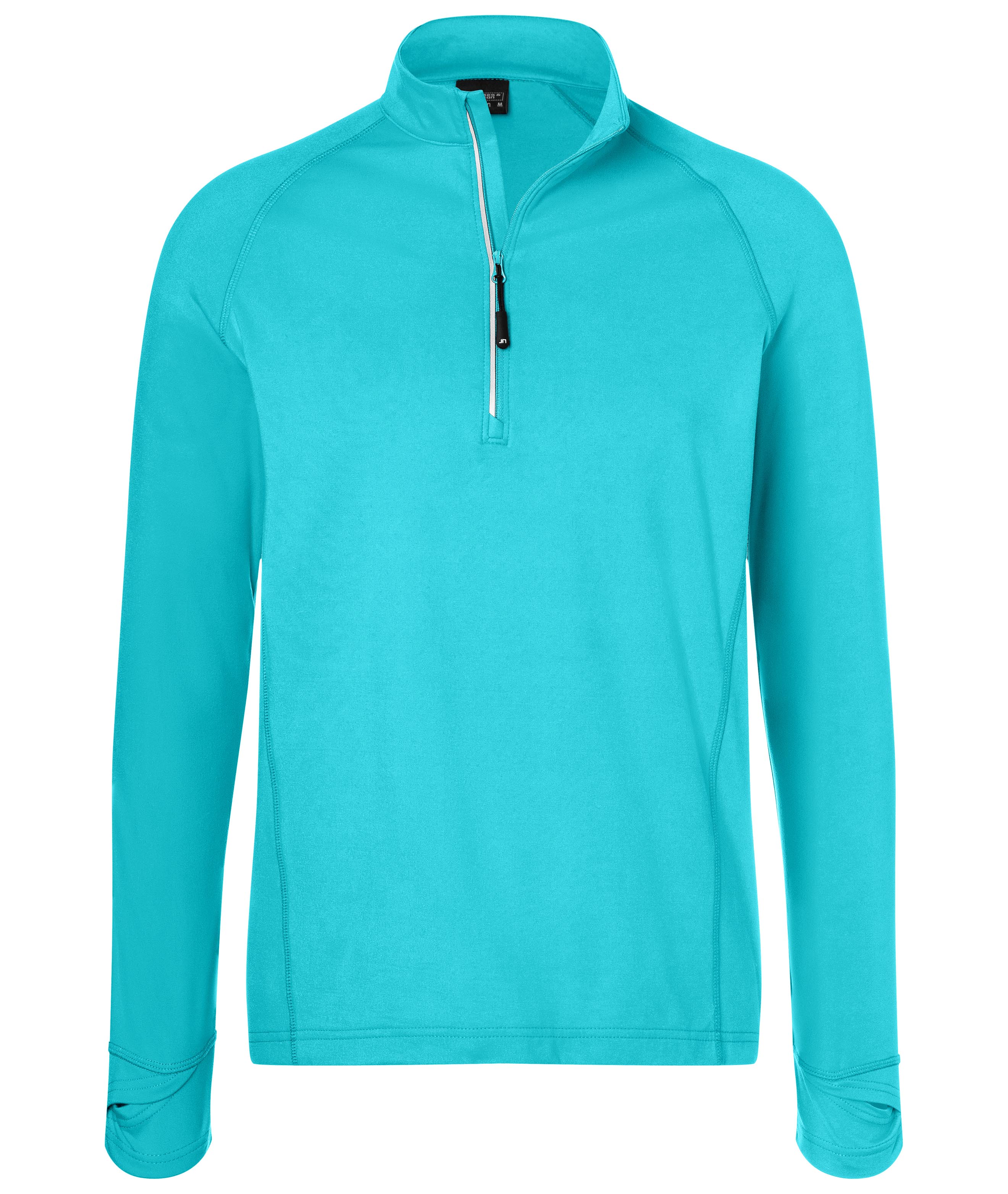 Men's Sports Shirt Half-Zip JN788 Langarm-Shirt mit Reißverschluss für Sport und Freizeit