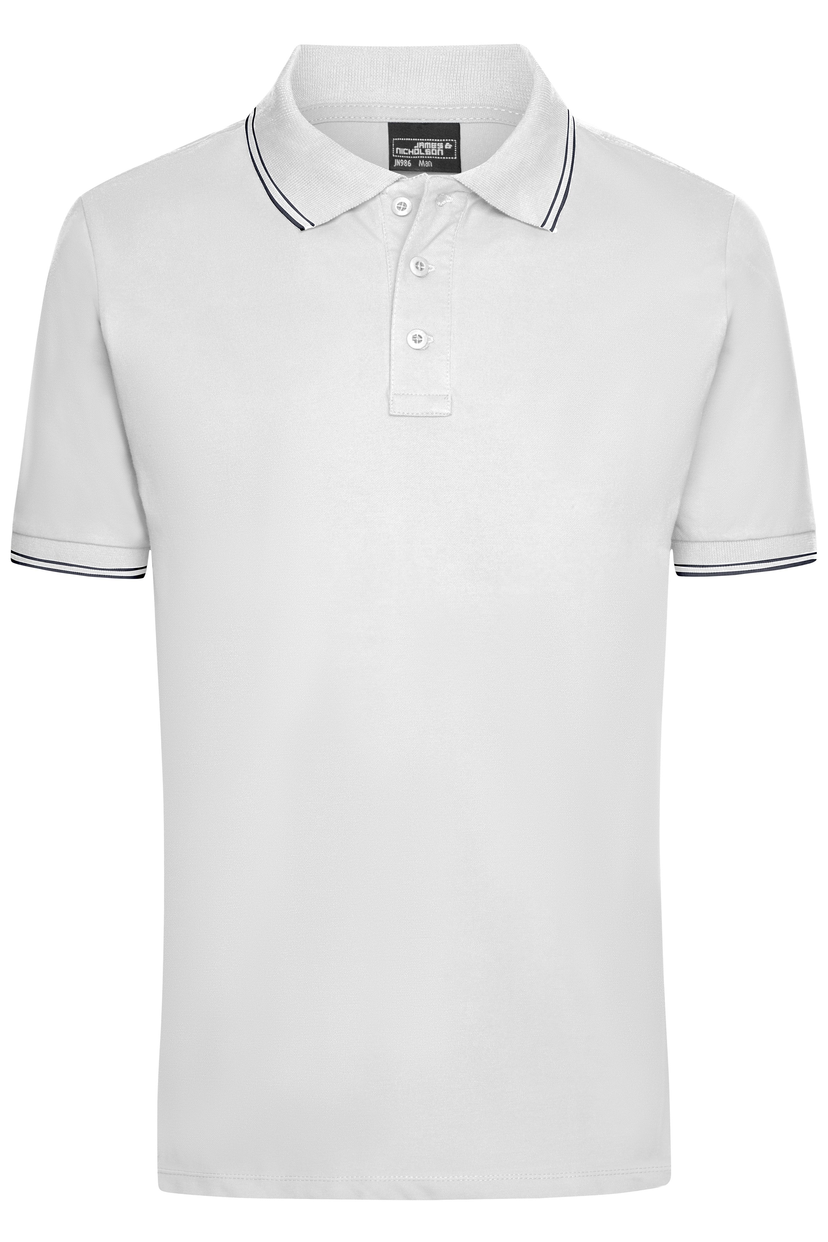 Men's Polo JN986 Polo in elastischer Piqué-Qualität