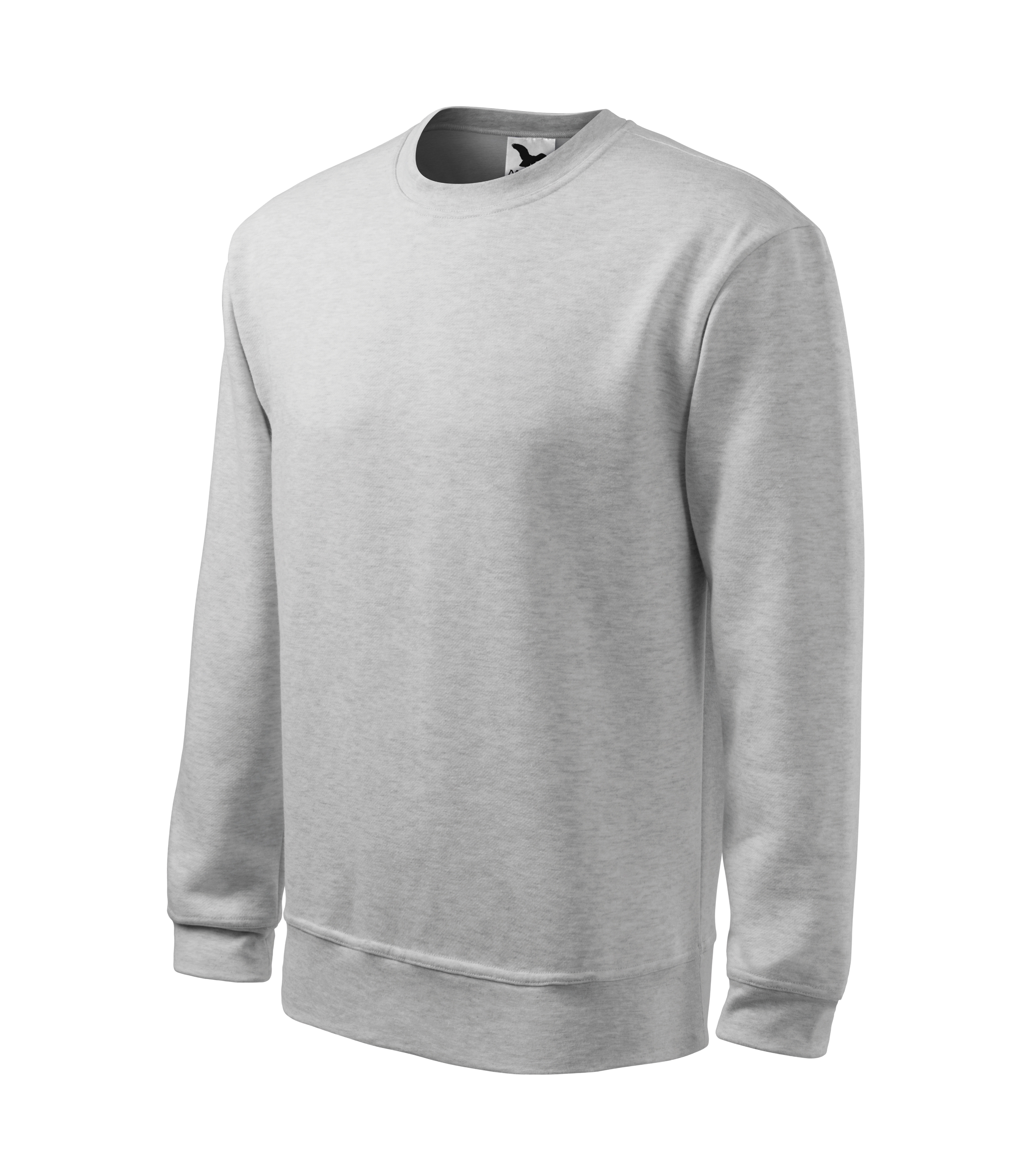 Sweatshirt für Herren und Kinder -  ESSENTIAL 406 - Ärmelmanschetten und Kragensaum - Pullover oder Sweater ohne Kapuze  für Männer Jungen und Mädchen 