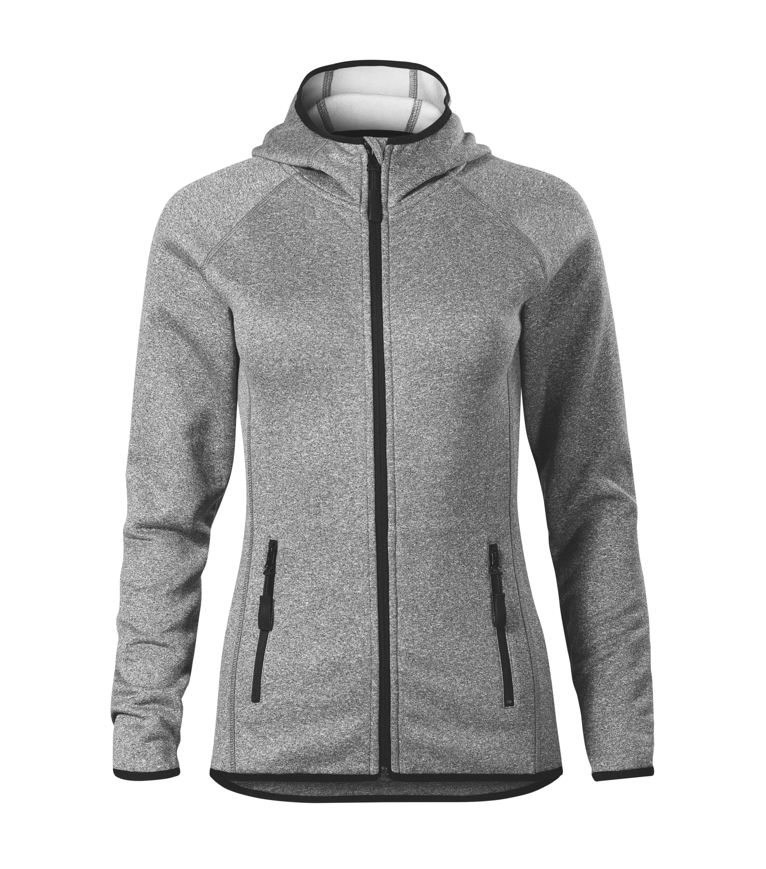 Damen Fleecejacke - Direct 418 - Kapuze mit Kinnschutz und Raglanärmel - leichte Kapuzenjacke für Damen und Frauen  geeignet für  Outdoor und Herbst