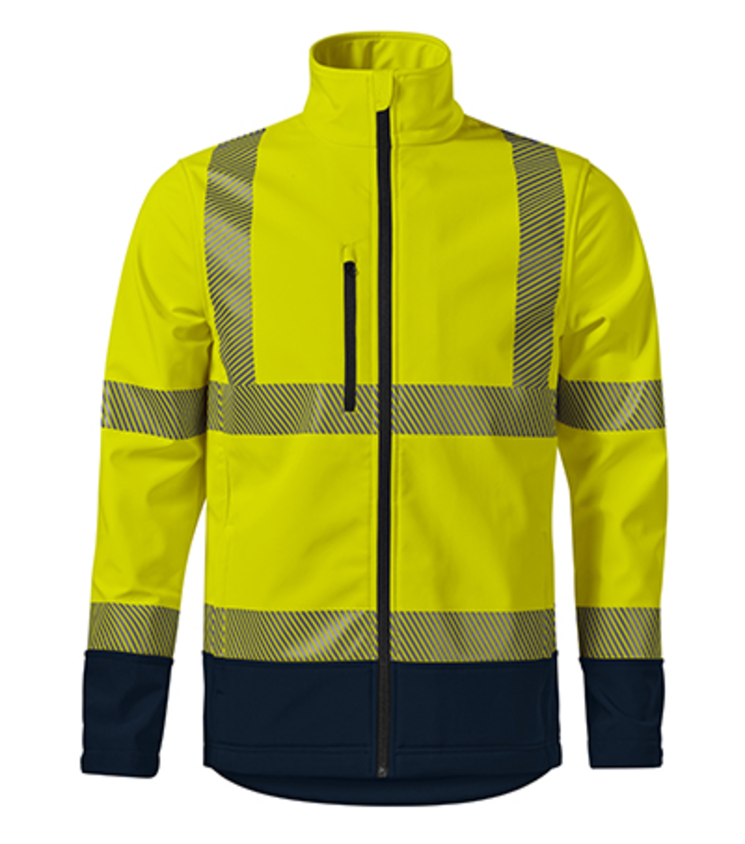 Damen und Herren Warnschutzjacke - HV DROP 5V3 Unisex - hochsichtbare Jacke mit wasserdichtem, atmungsaktivem Material - Arbeitsjacke Herren Arbeitsjacke Damen 