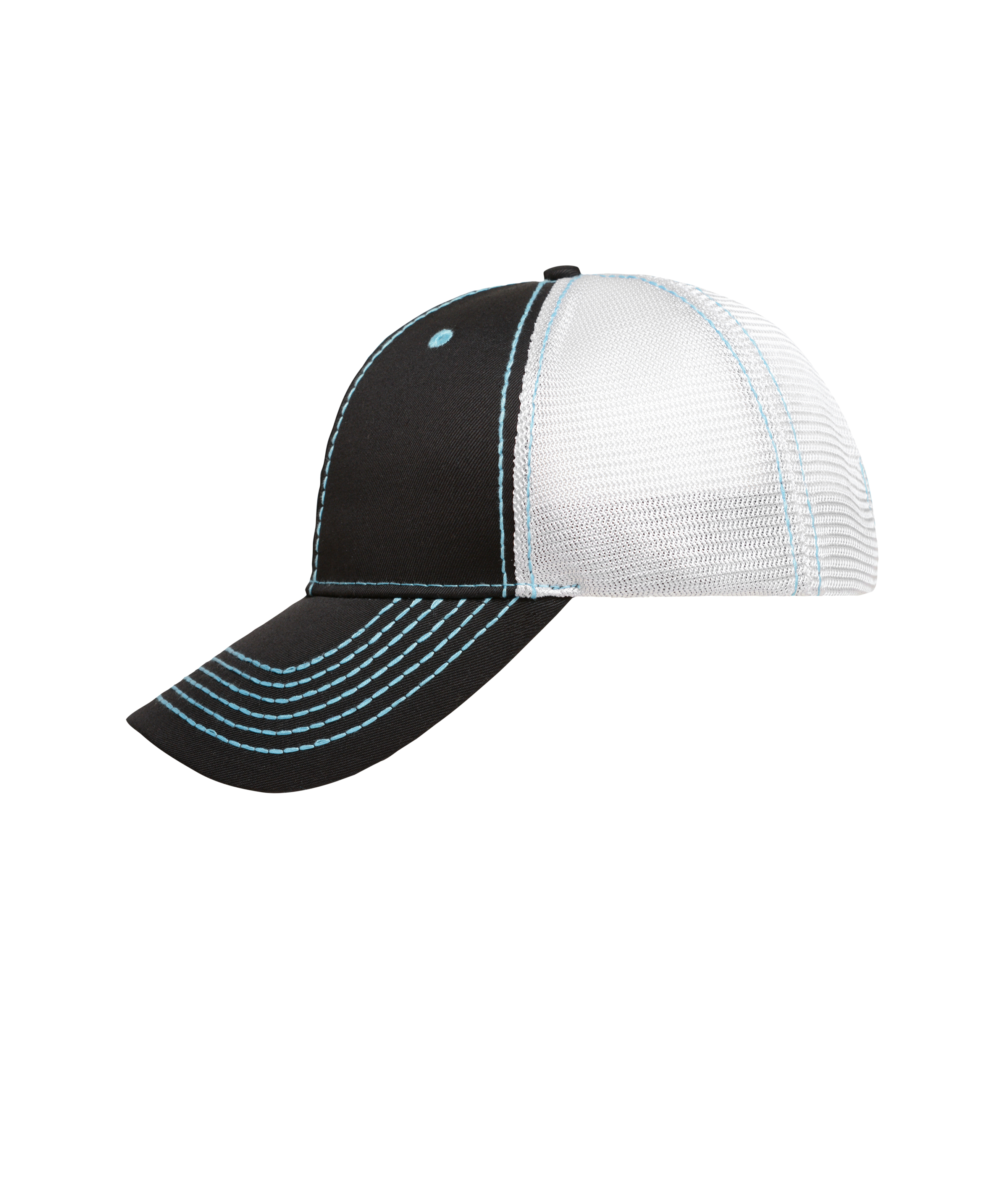 6 Panel Mesh Cap MB6229 Klassisches 6 Panel Cap mit kontrastfarbenen Nähten