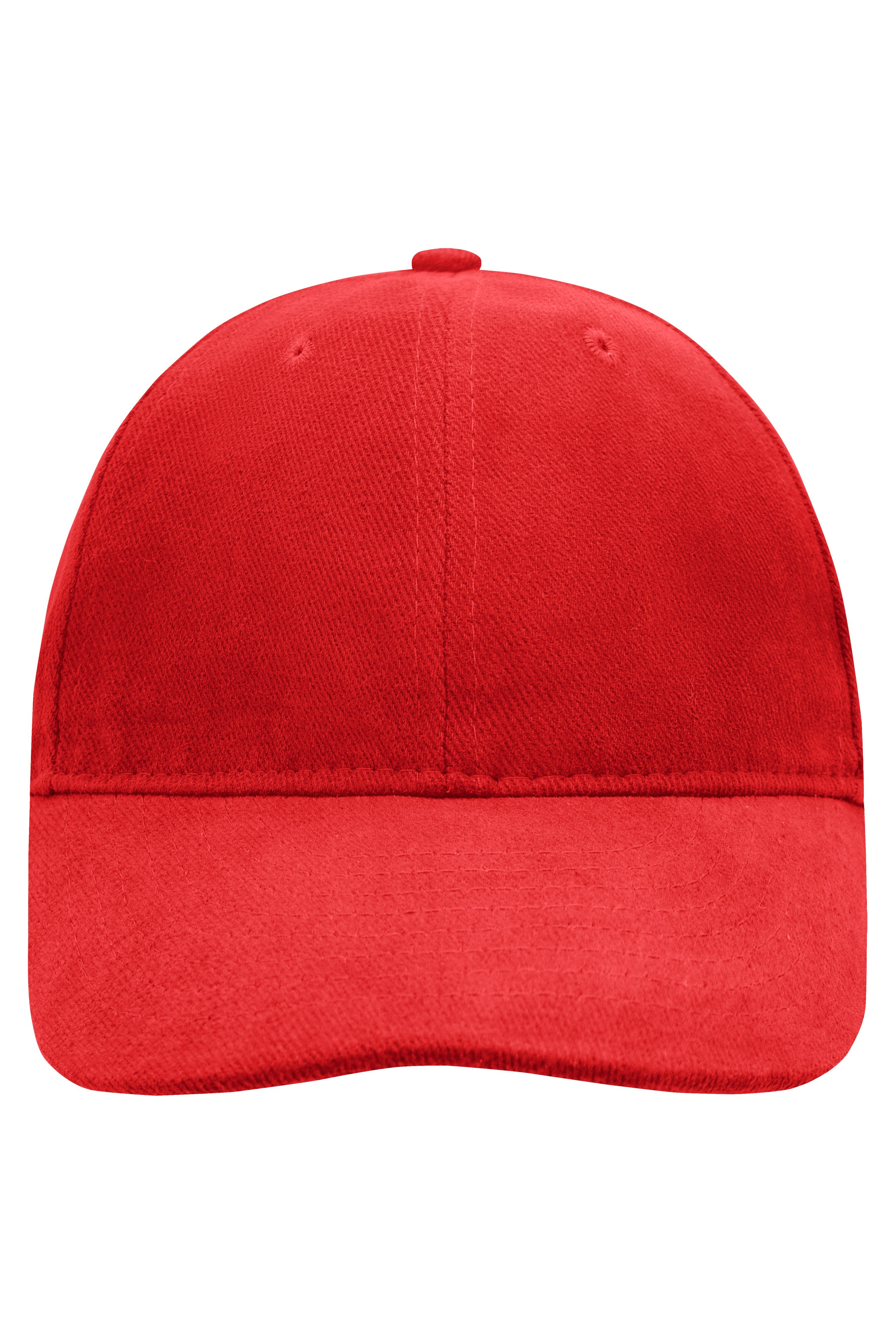 6 Panel Softlining Raver Cap MB6126 Hochwertiges 6 Panel Cap mit leichter Laminierung für einfaches Besticken