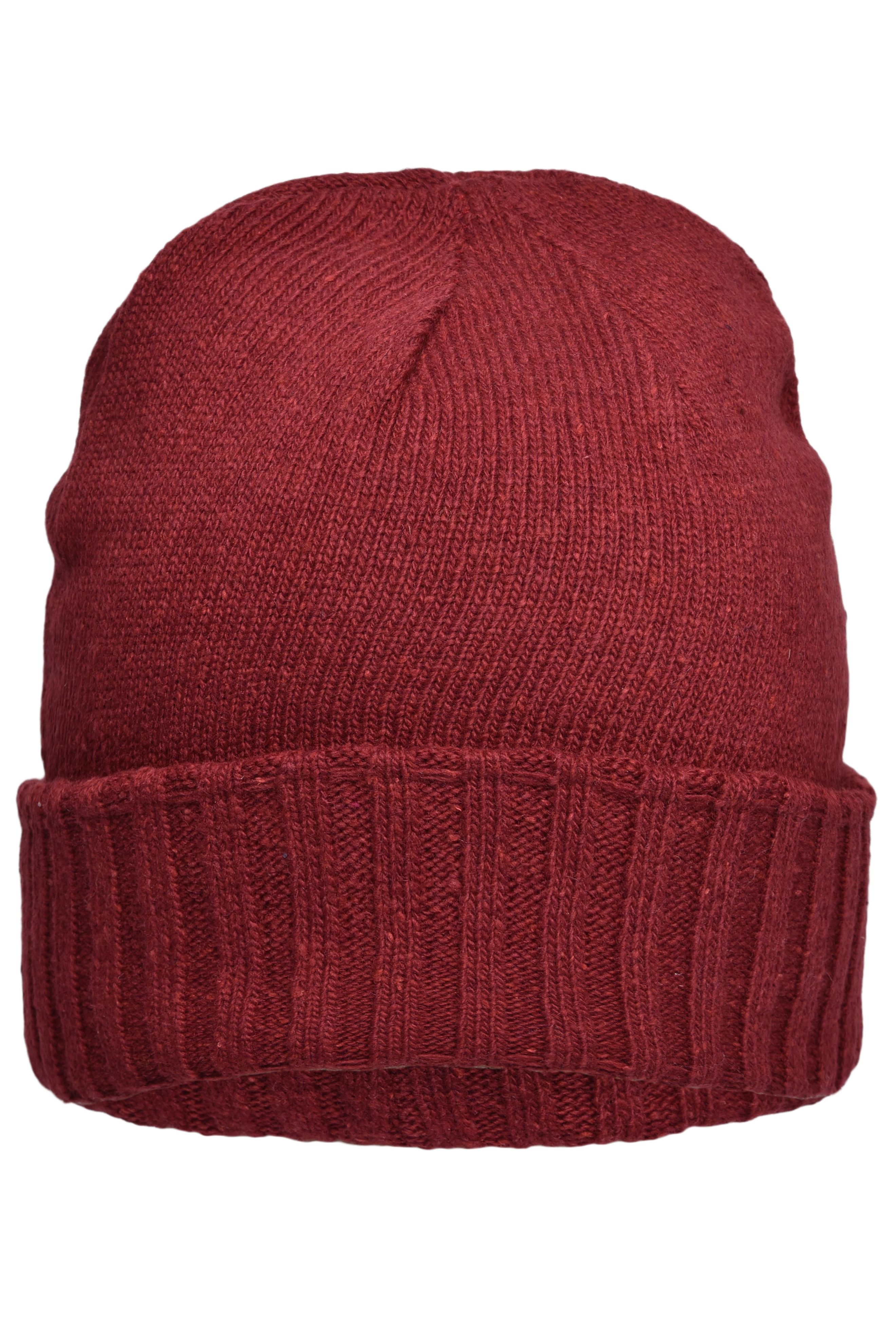 Melange Hat Basic MB7979 Elegante Strickmütze mit Krempe