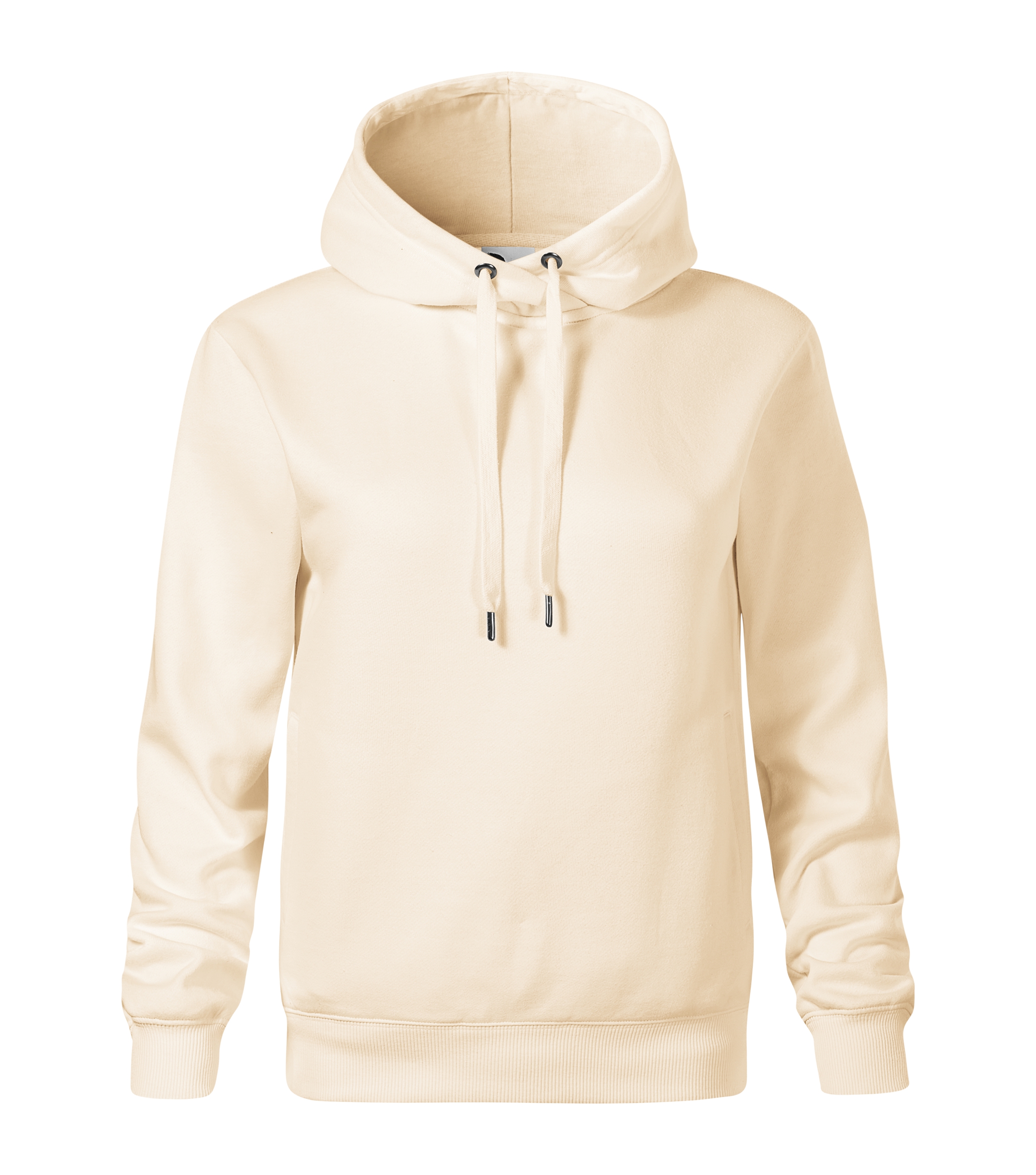 Damen Sweatshirt Pullover - Moon 421 - mit Kapuze mit Innenfutter und Känguru- Leistentaschen - langarm Sweatshirt für Frauen Baumwolle Herbst Winter Sport