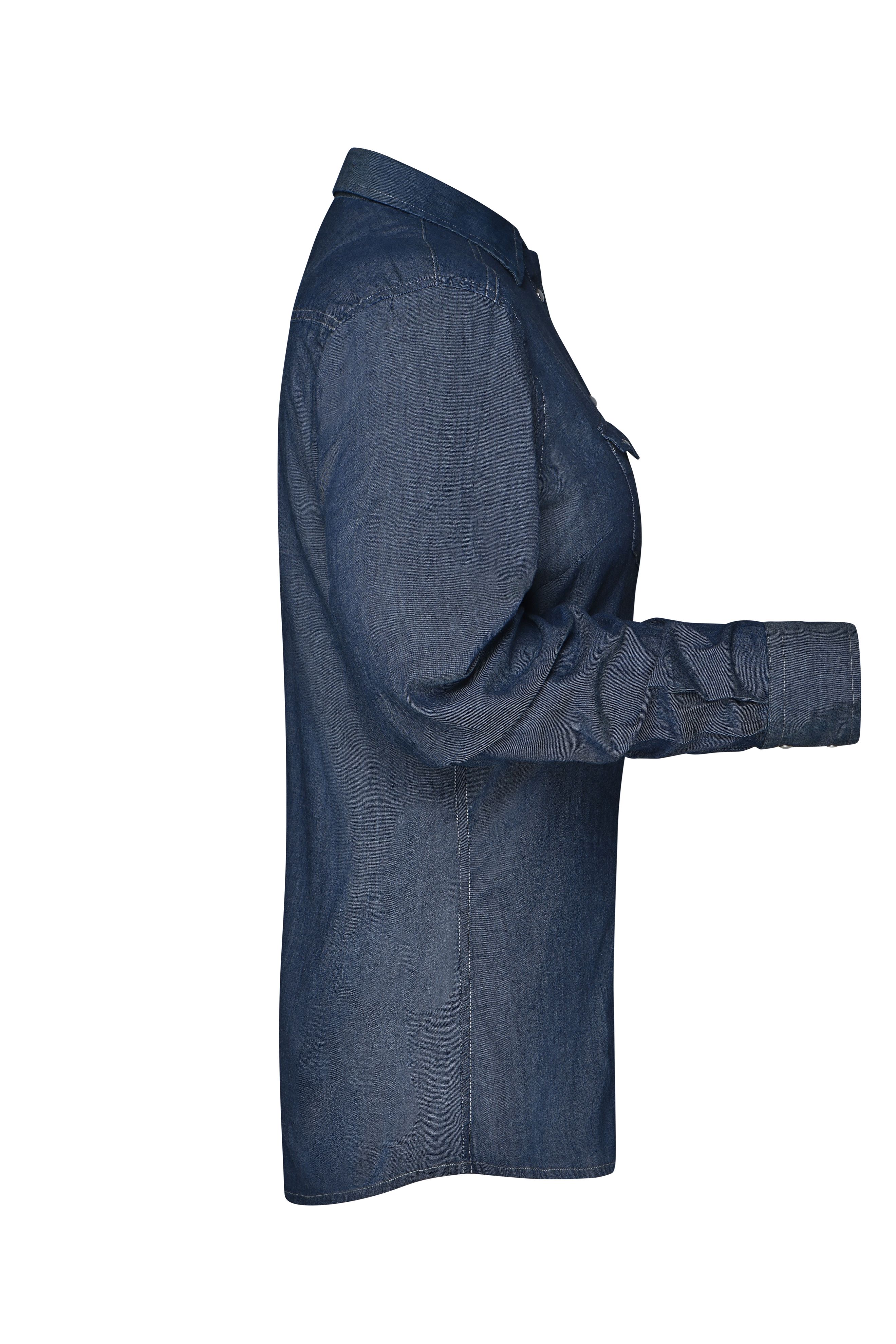 Ladies' Denim Blouse JN628 Trendige Jeansbluse Ladies' Denim Blouse JN628 Trendige Jeansbluse