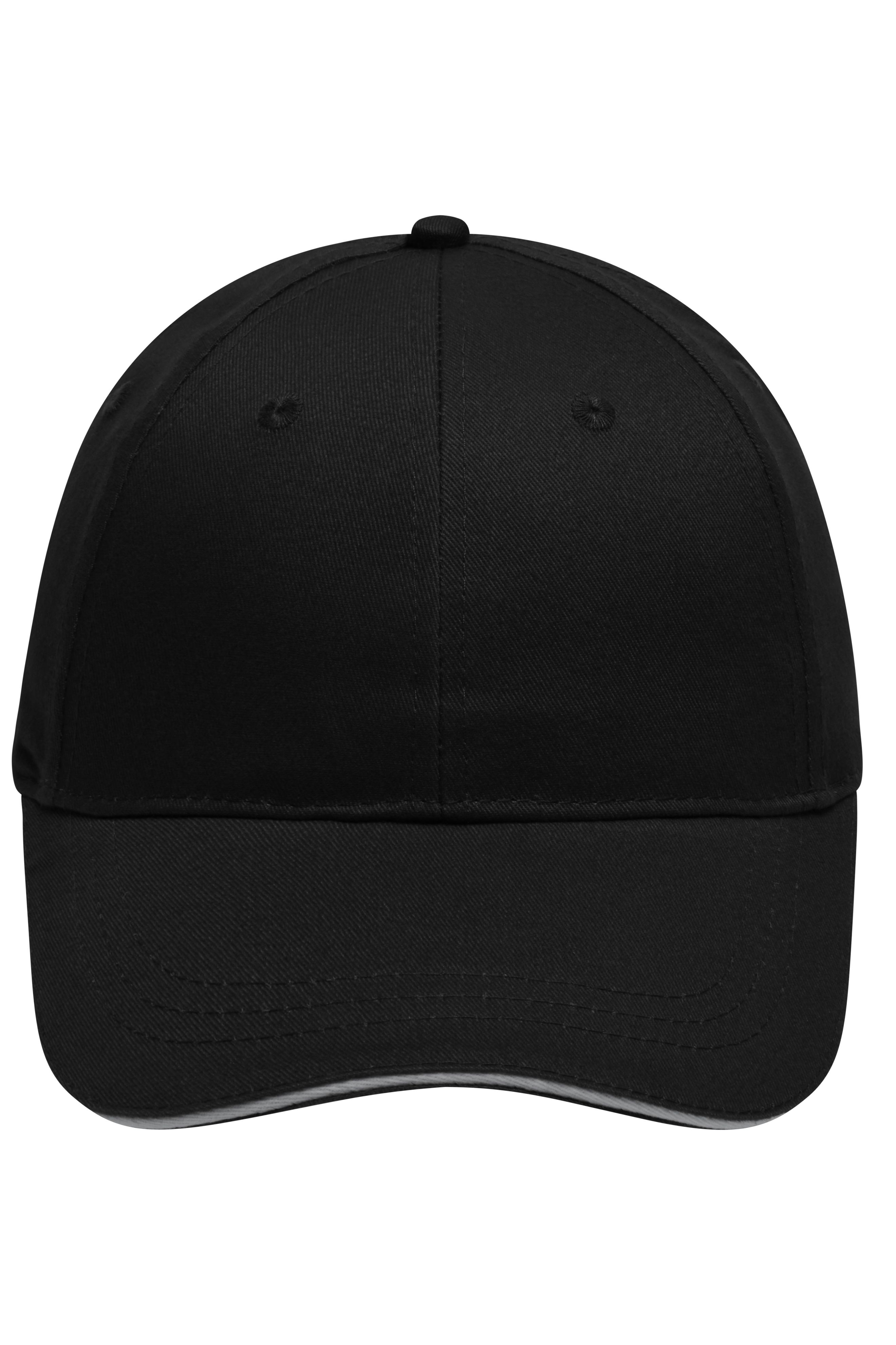 6 Panel Brushed Sandwich Cap MB6212 6 Panel Sandwich Cap mit gebürsteter Oberfläche