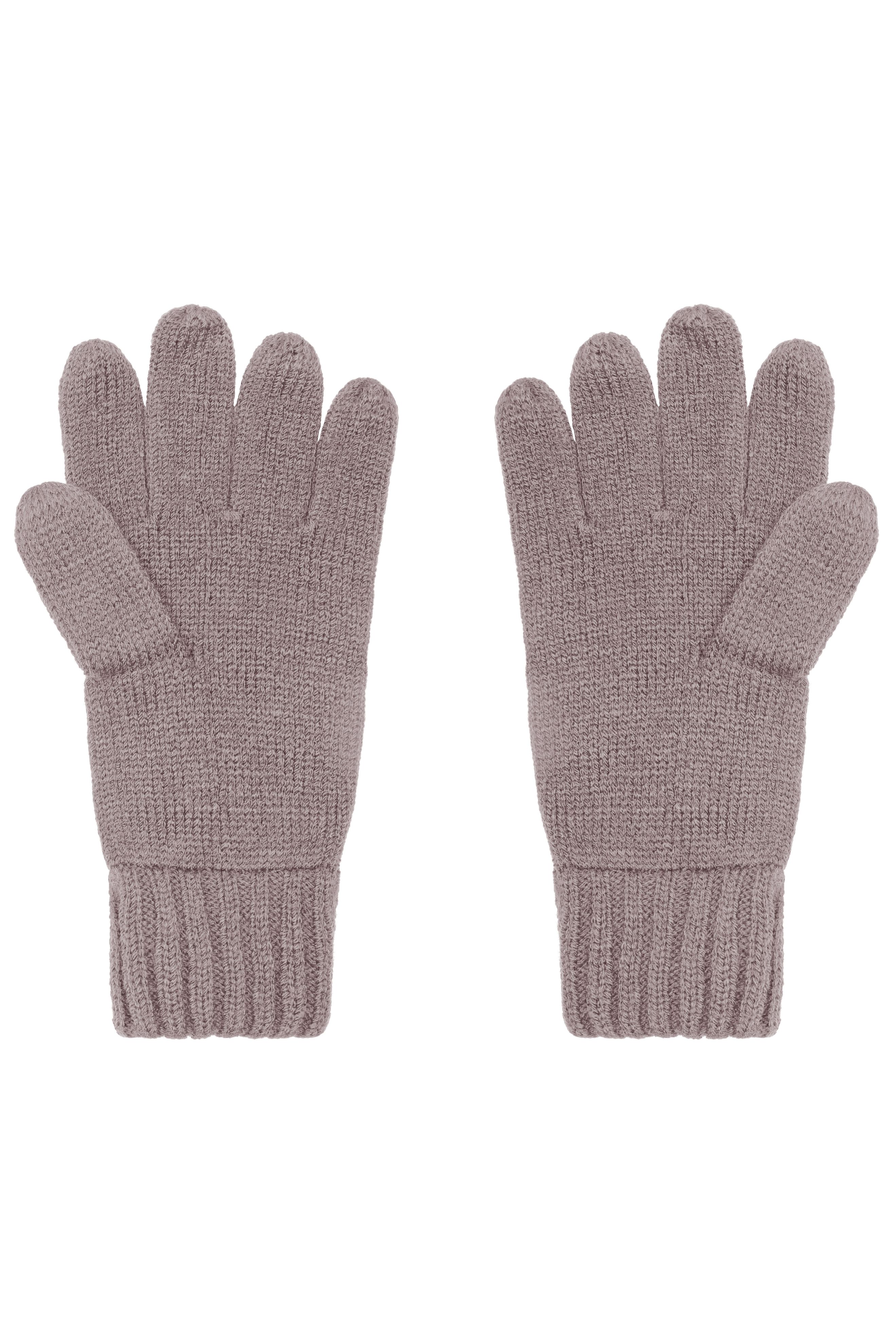 Melange Gloves Basic MB7980 Elegante Strickhandschuhe aus Melange-Garnen