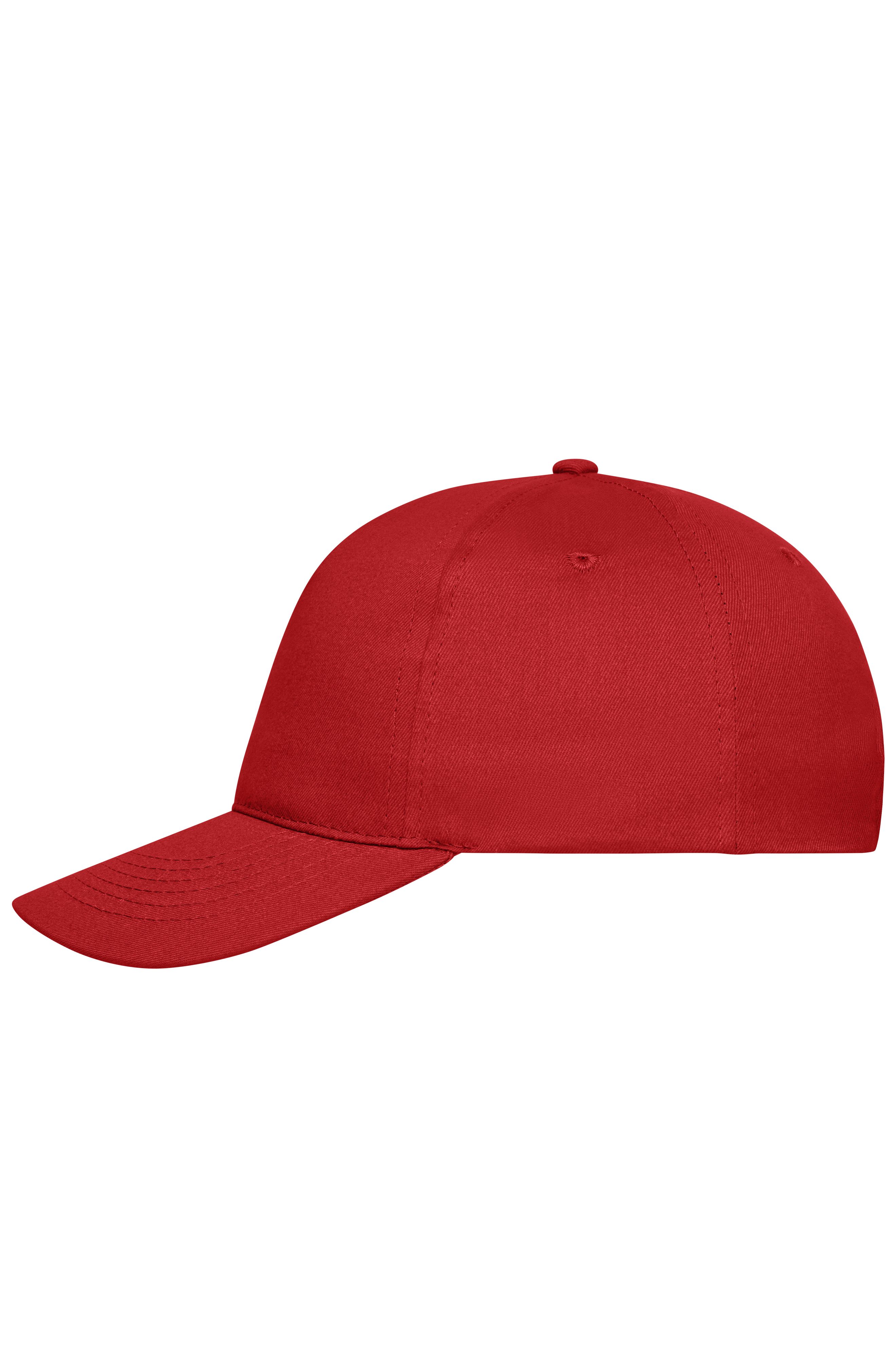 5 Panel Cap Bio Cotton MB6237 5 Panel Cap mit ungebürsteter Oberfläche