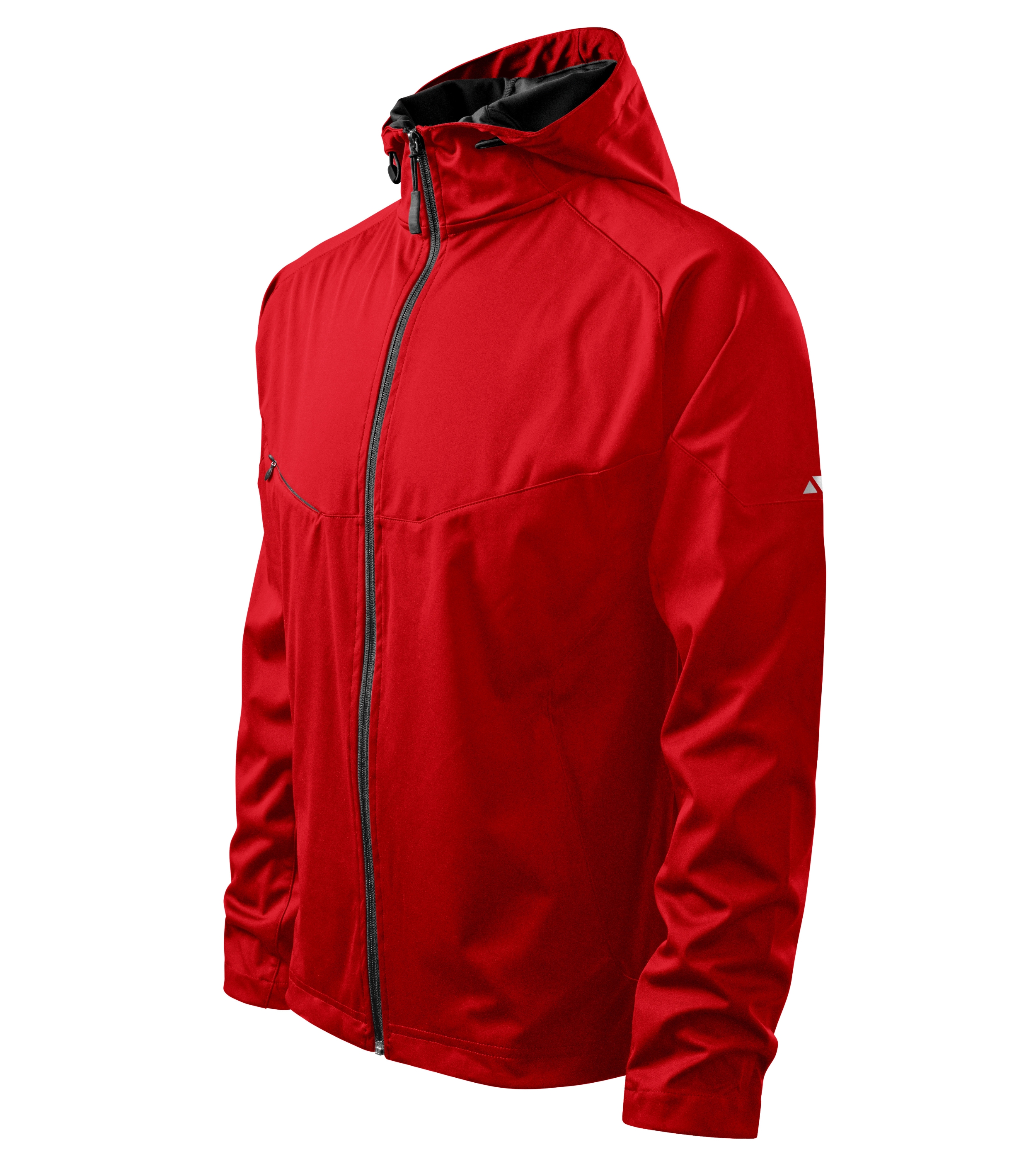 Herren Softshelljacke - COOL 515 - Brusttasche mit verstecktem Reißverschluss und Ärmelsaum mit Klettverschluss - Softshelljacke für Herren