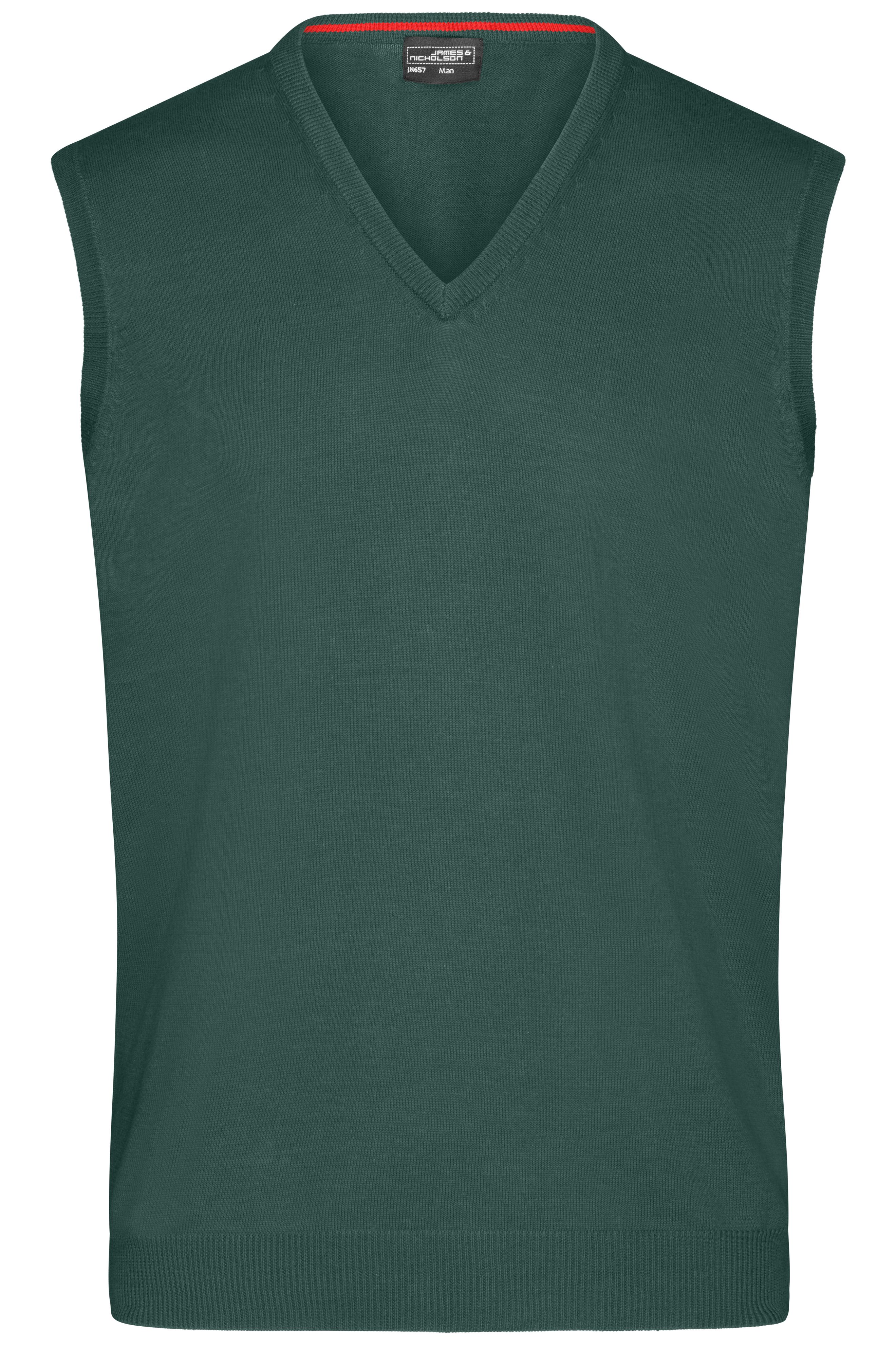 Men's V-Neck Pullunder JN657 Klassischer Baumwoll-Pullunder