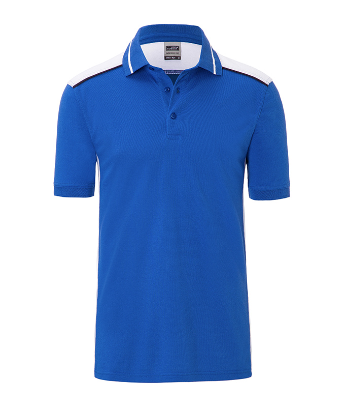 Men's Workwear Polo - COLOR - JN858 Pflegeleichtes und strapazierfähiges Polo mit Kontrasteinsätzen