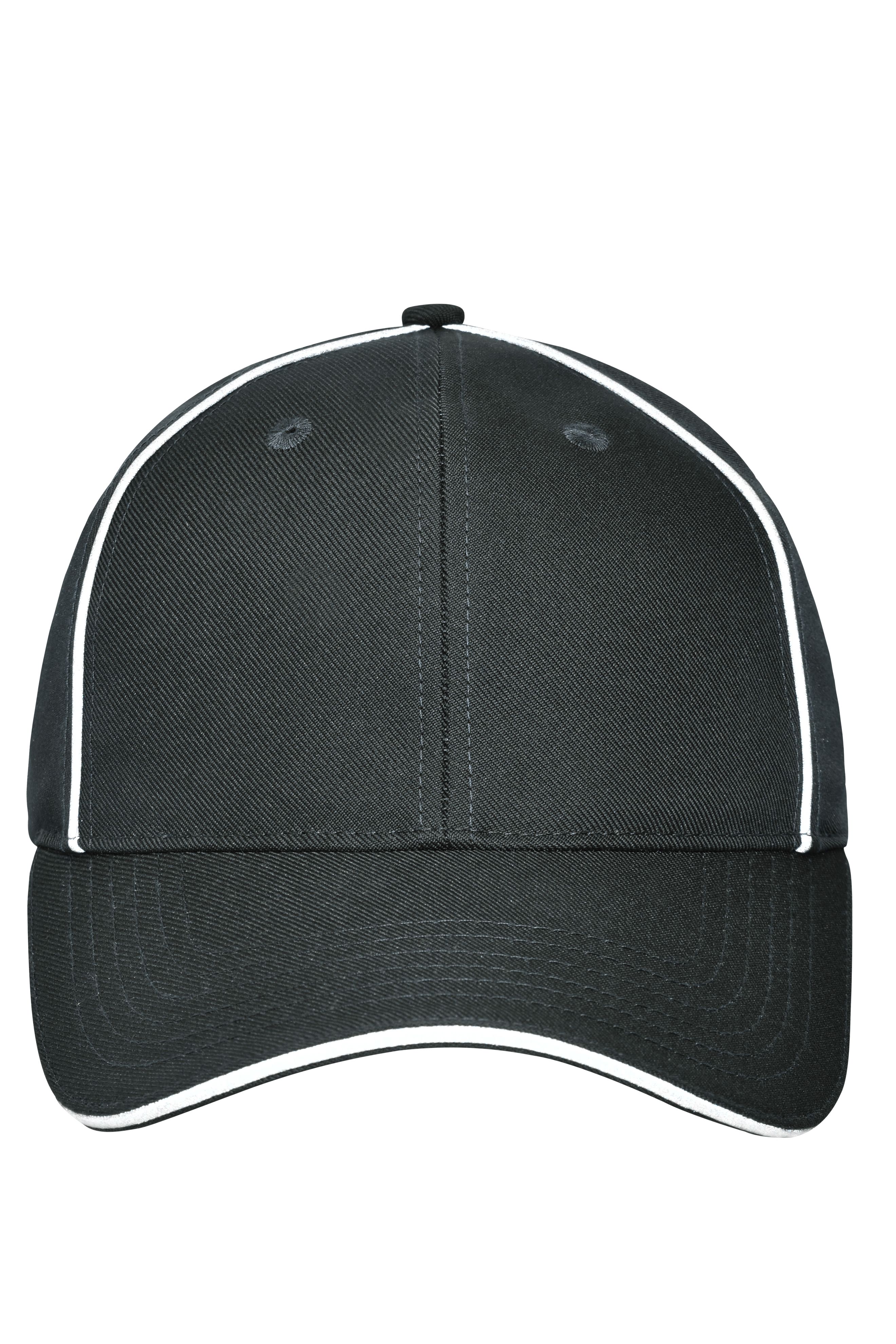 6 Panel Workwear Cap - SOLID - MB6234 Hochwertige 6 Panel Cap mit reflektierenden Elementen (ohne Schutzfunktion/keine PSA)