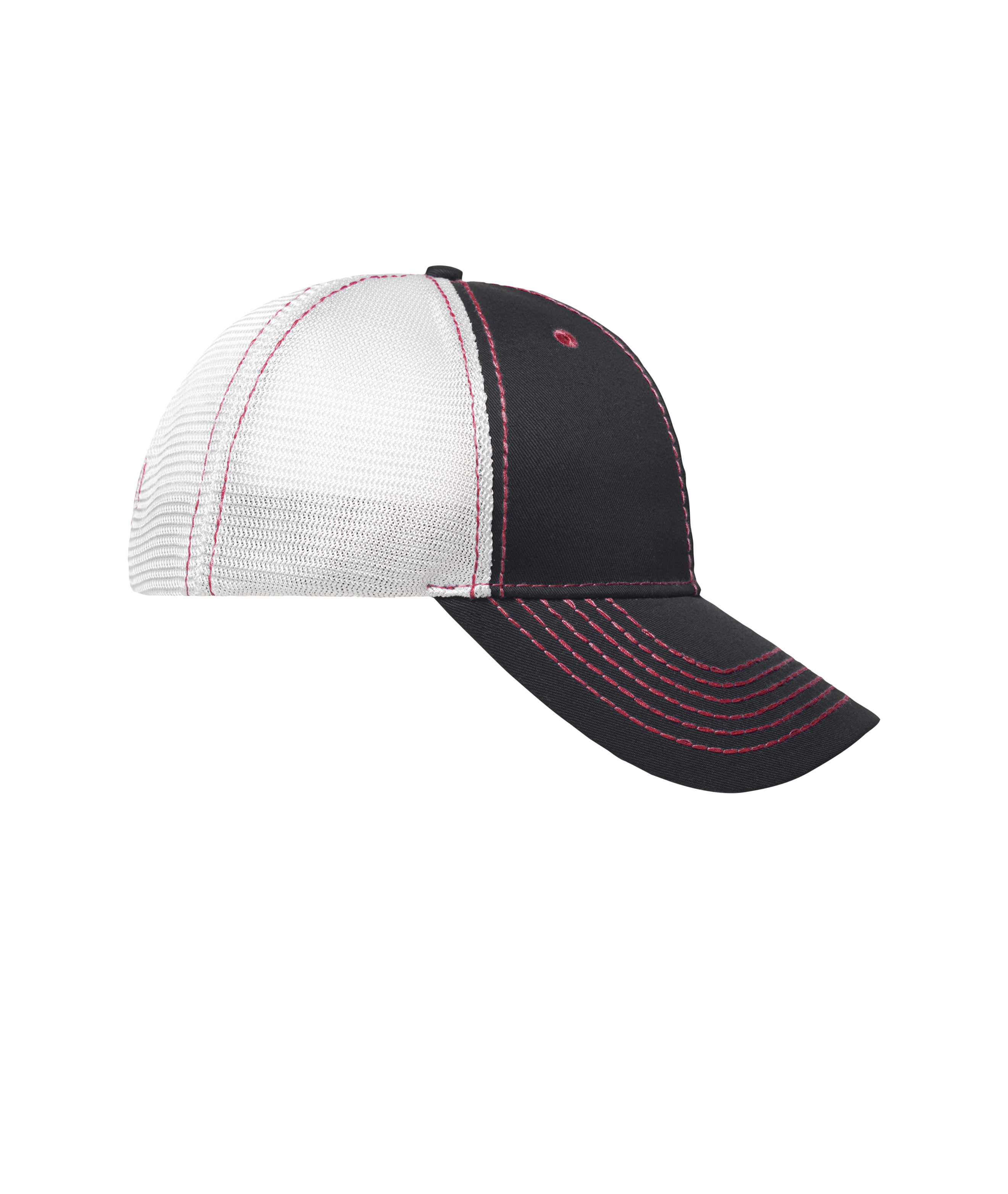6 Panel Mesh Cap MB6229 Klassisches 6 Panel Cap mit kontrastfarbenen Nähten