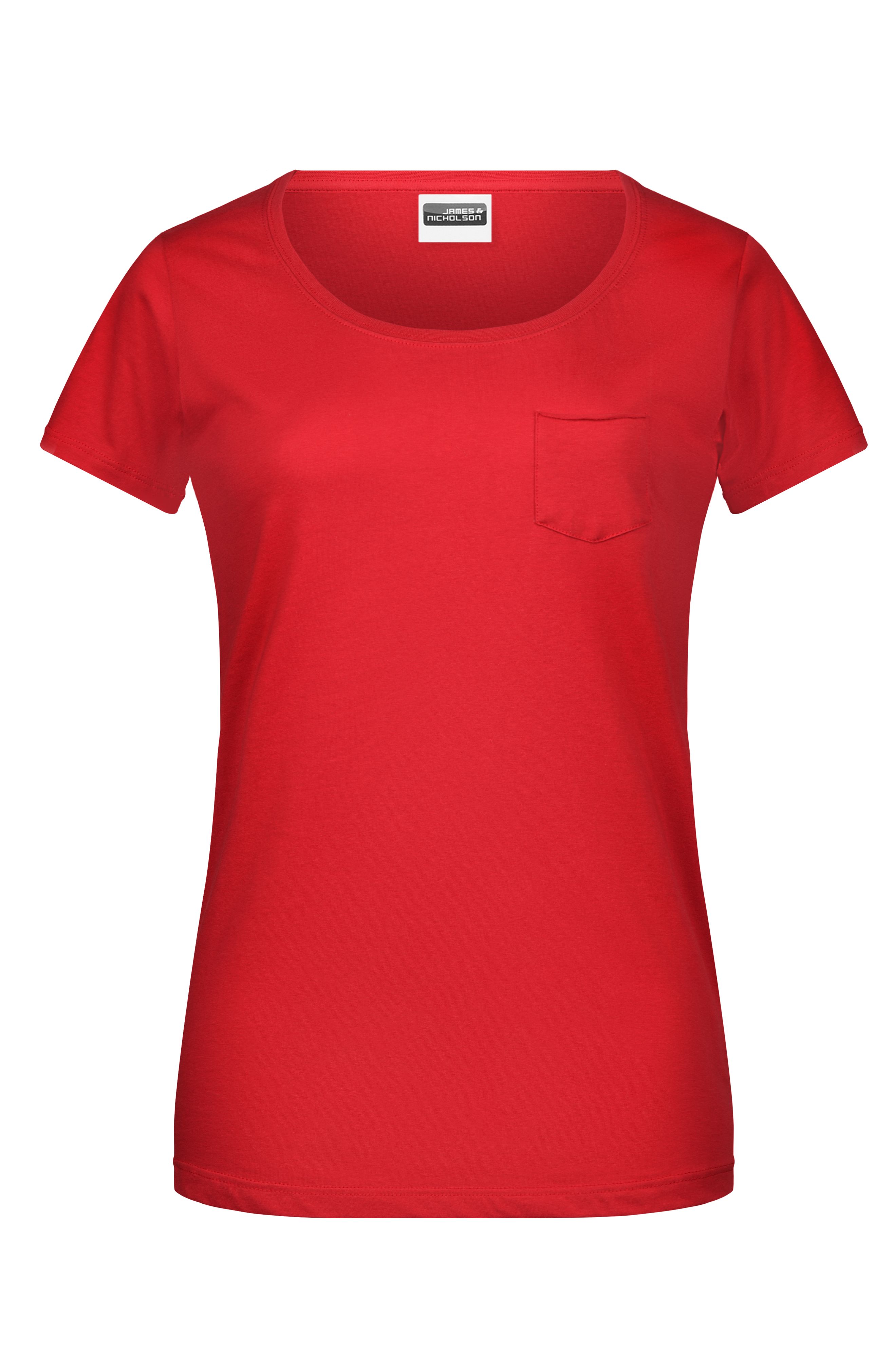 Ladies'-T Pocket 8003 T-Shirt mit modischer Brusttasche