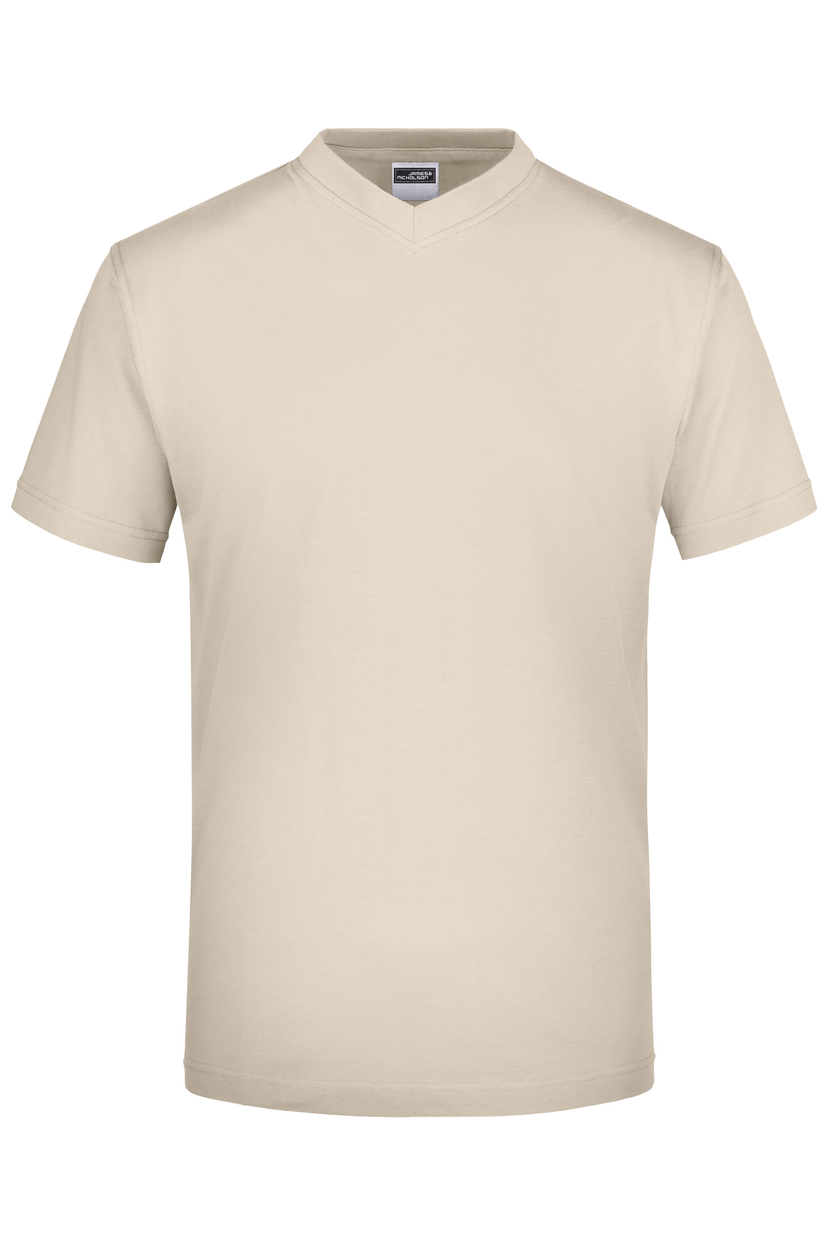 V-T Medium JN003 Komfort-V-Neck-T aus Single-Jersey