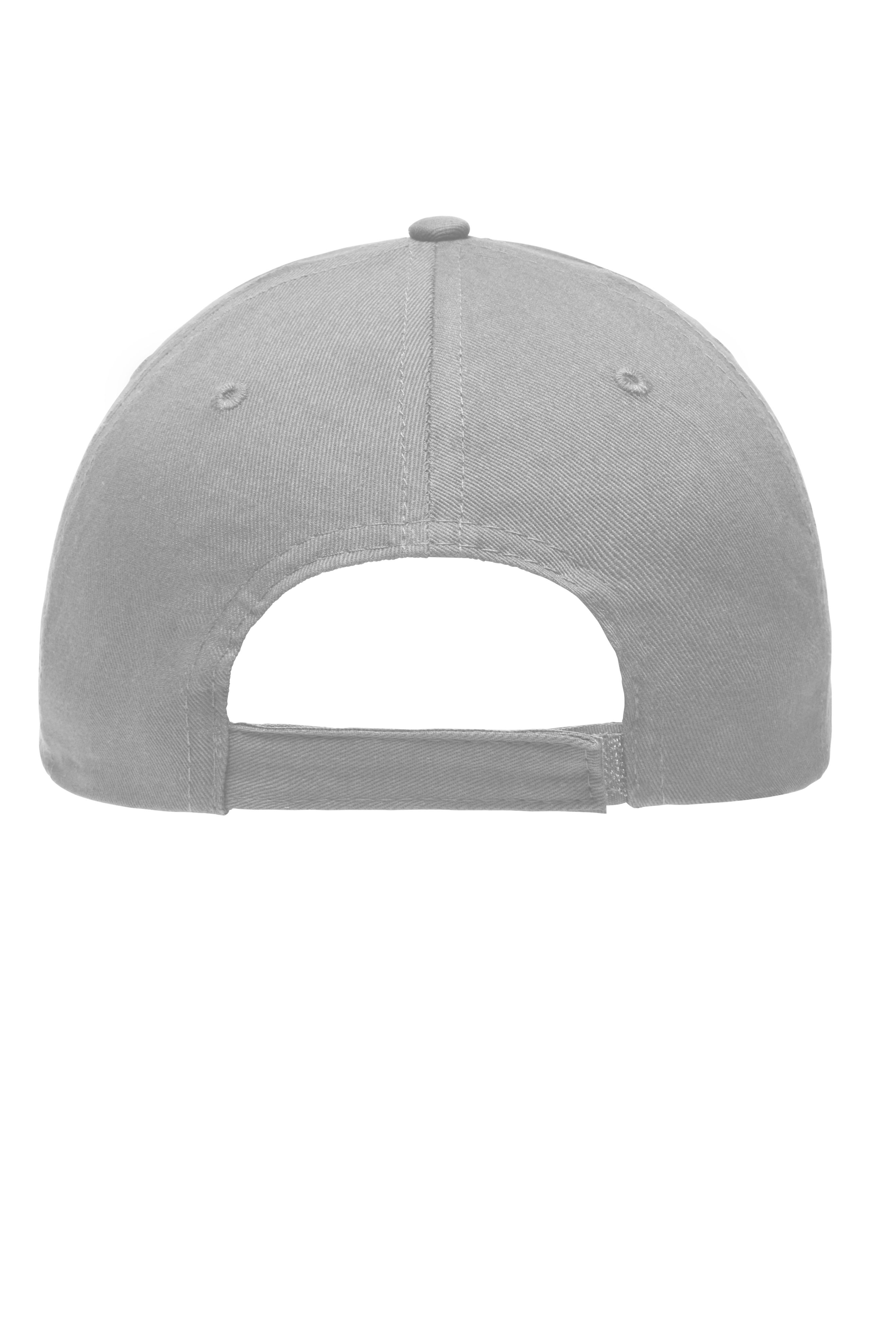 6 Panel Piping Cap MB6501 Brushed 6 Panel Cap