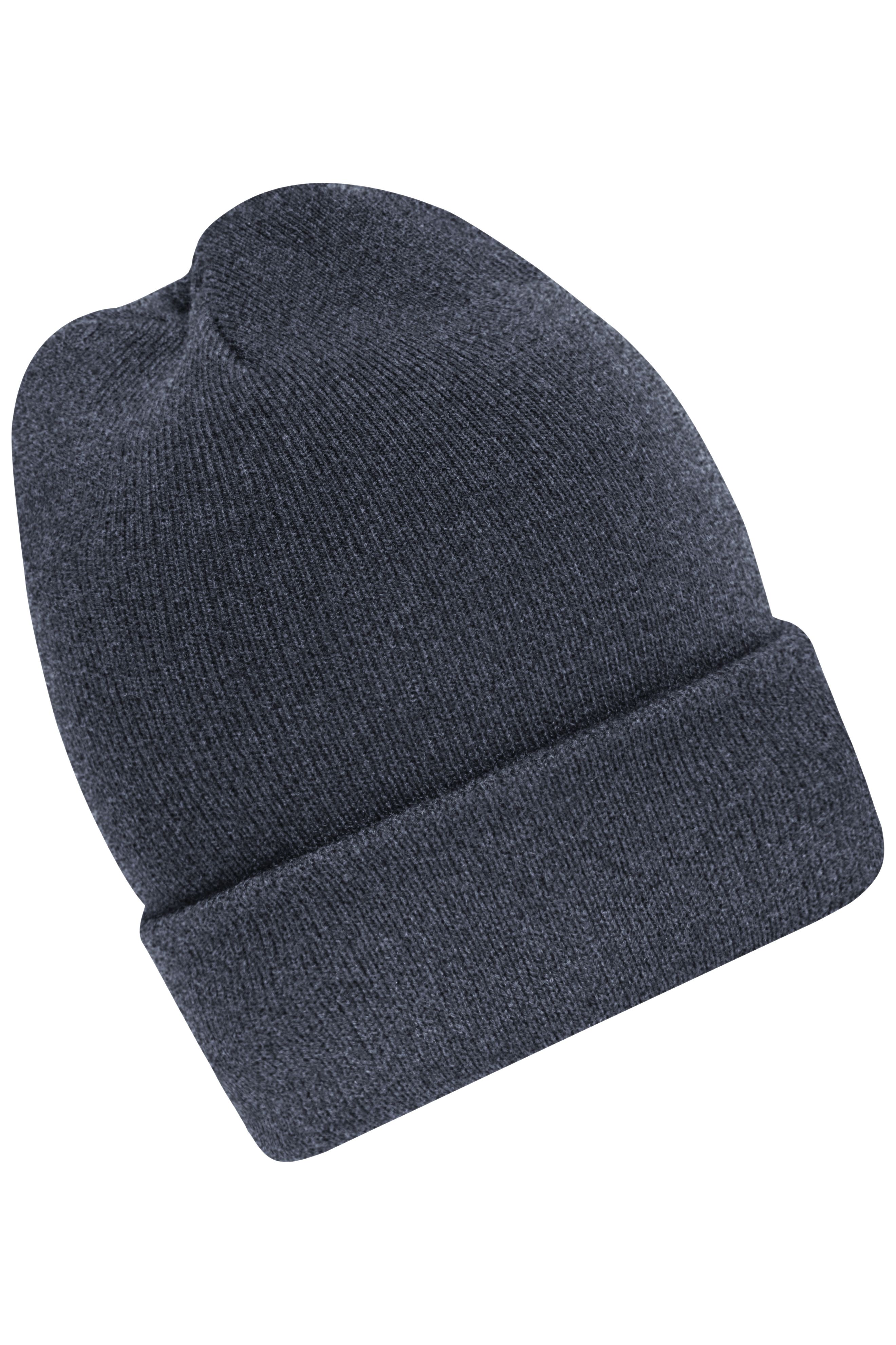 High Brim Beanie MB7139 Klassische Strickmütze mit extra breitem Umschlag