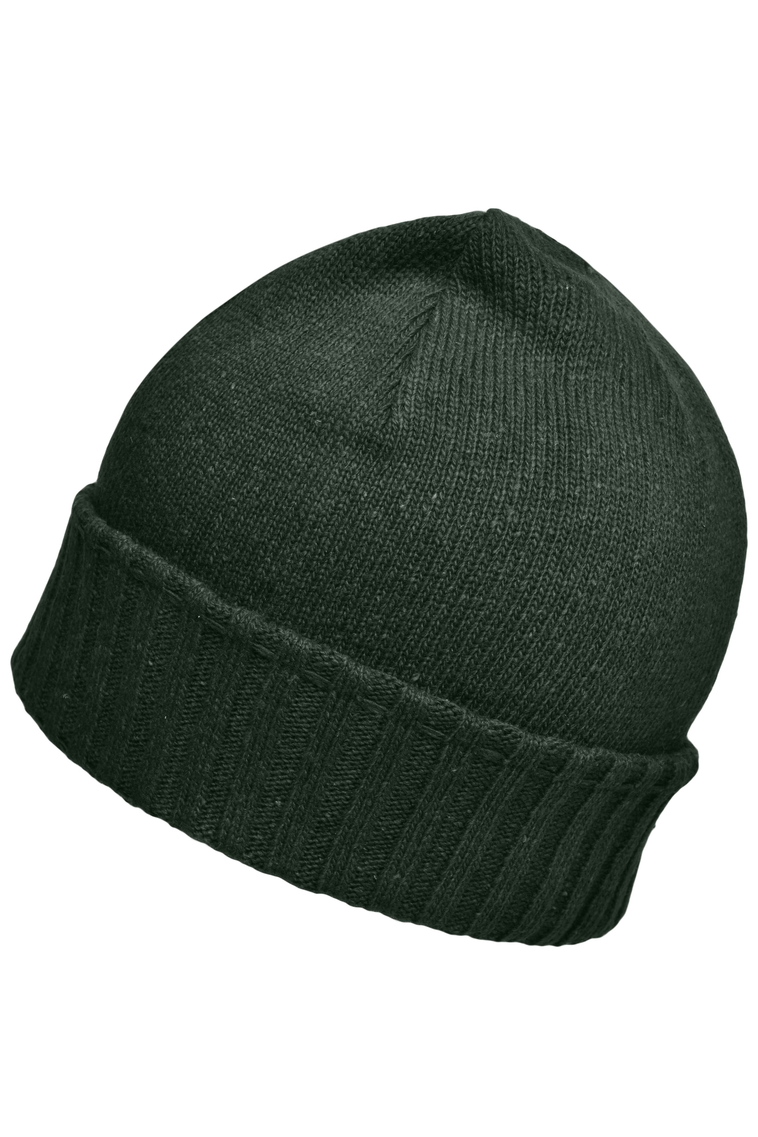 Melange Hat Basic MB7979 Elegante Strickmütze mit Krempe