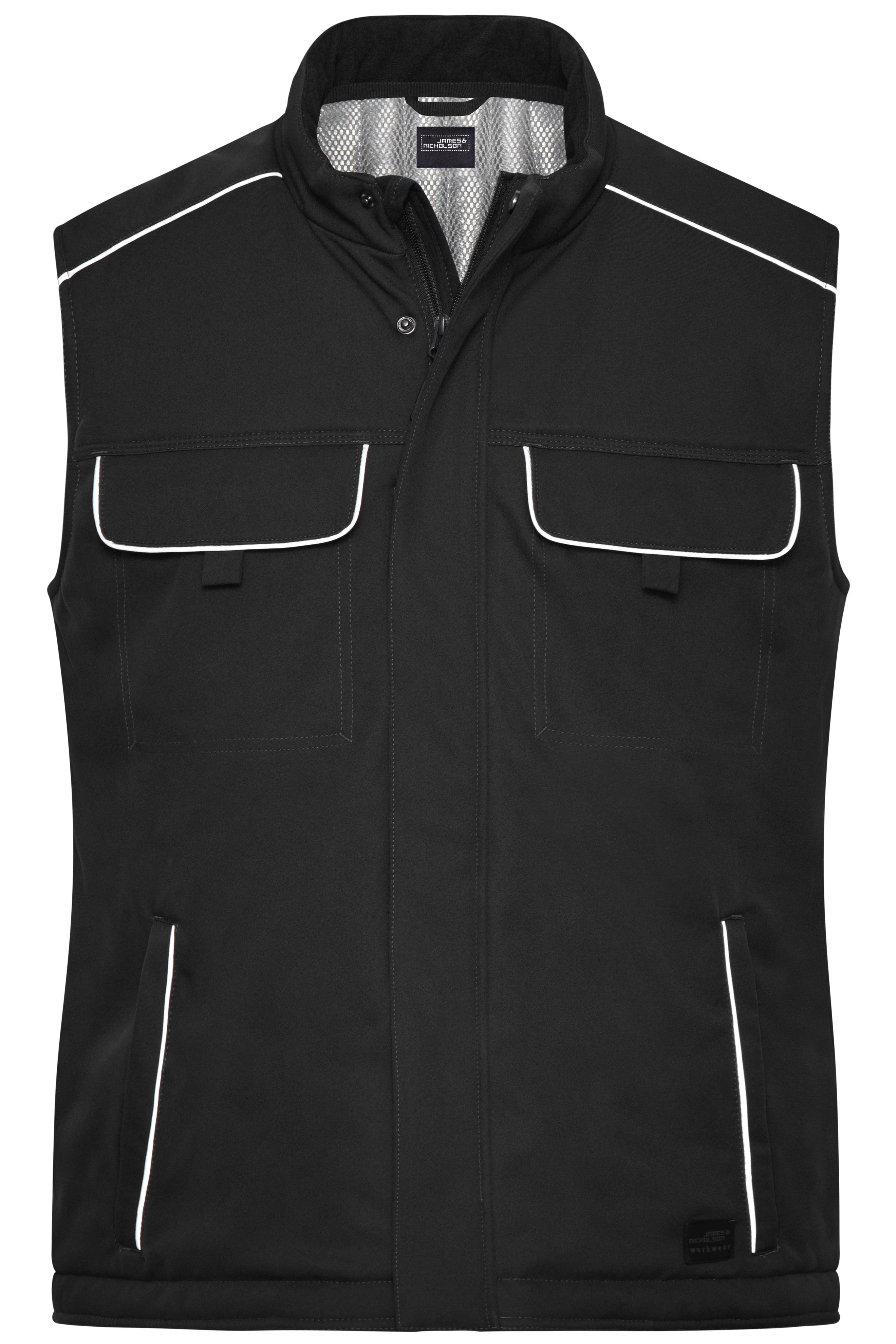 Workwear Softshell Padded Vest - SOLID - JN885 Professionelle Softshellweste mit warmem Innenfutter und hochwertigen Details im cleanen Look